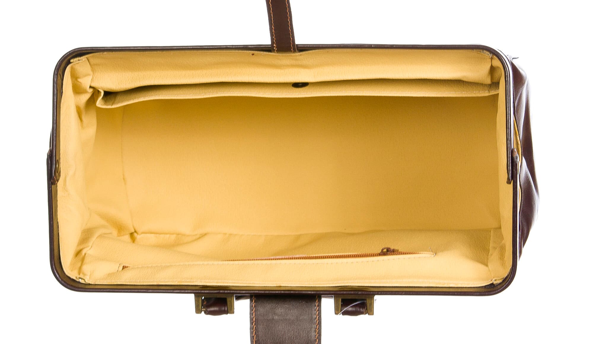 LEONIO : borsa dottore / ventiquattrore, uomo-donna, in cuoio, colore: TESTAMORO, Made in Italy