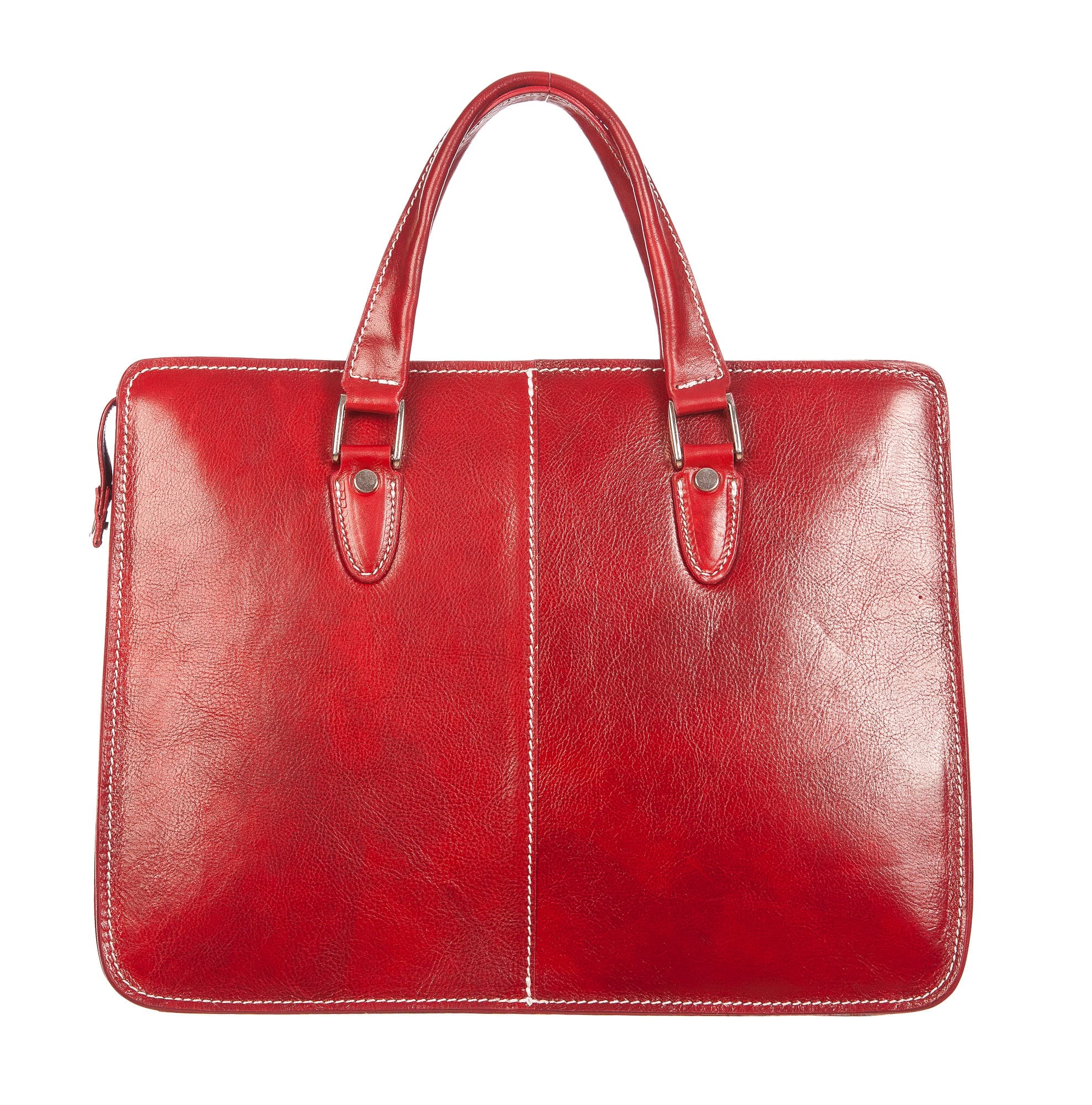 MORENO : cartella ufficio / portadocumenti, uomo - donna, in cuoio, colore : ROSSO, Made in Italy (Borsa)