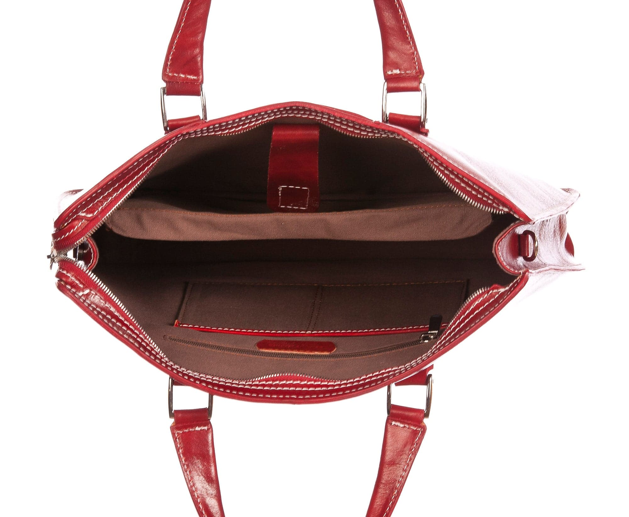 MORENO : cartella ufficio / portadocumenti, uomo - donna, in cuoio, colore : ROSSO, Made in Italy (Borsa)