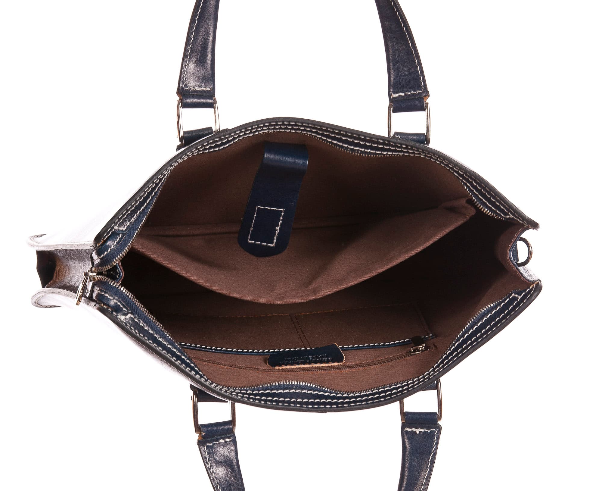 MORENO : cartella ufficio / portadocumenti, uomo - donna, in cuoio, colore : BLU, Made in Italy (Borsa)