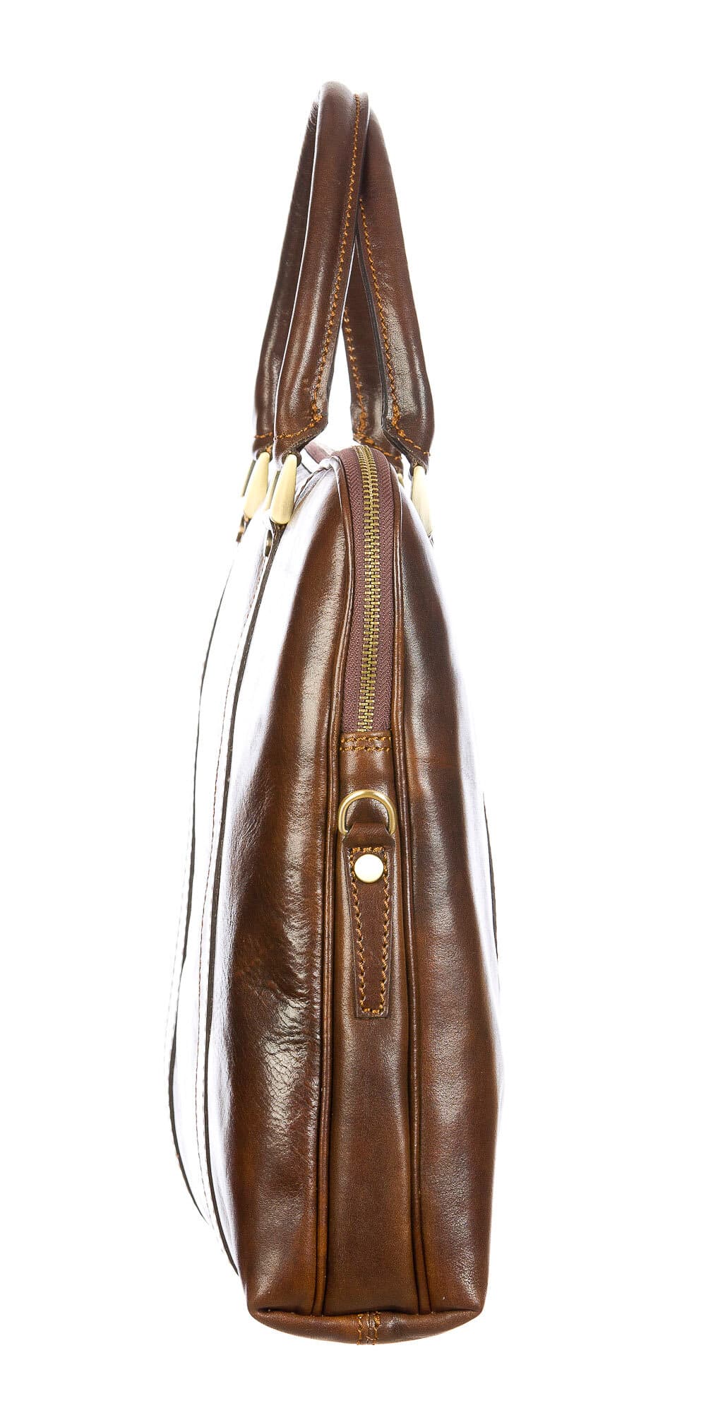 MALCO : cartella ufficio / borsa portacomputer, uomo - donna, in cuoio, colore : TESTAMORO, Made in Italy