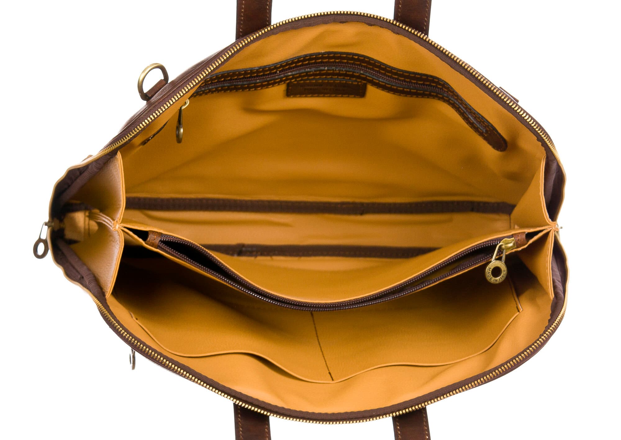 ENEA : cartella ufficio / porta pc, uomo - donna, in cuoio, colore : TESTAMORO, Made in Italy. (Borsa)