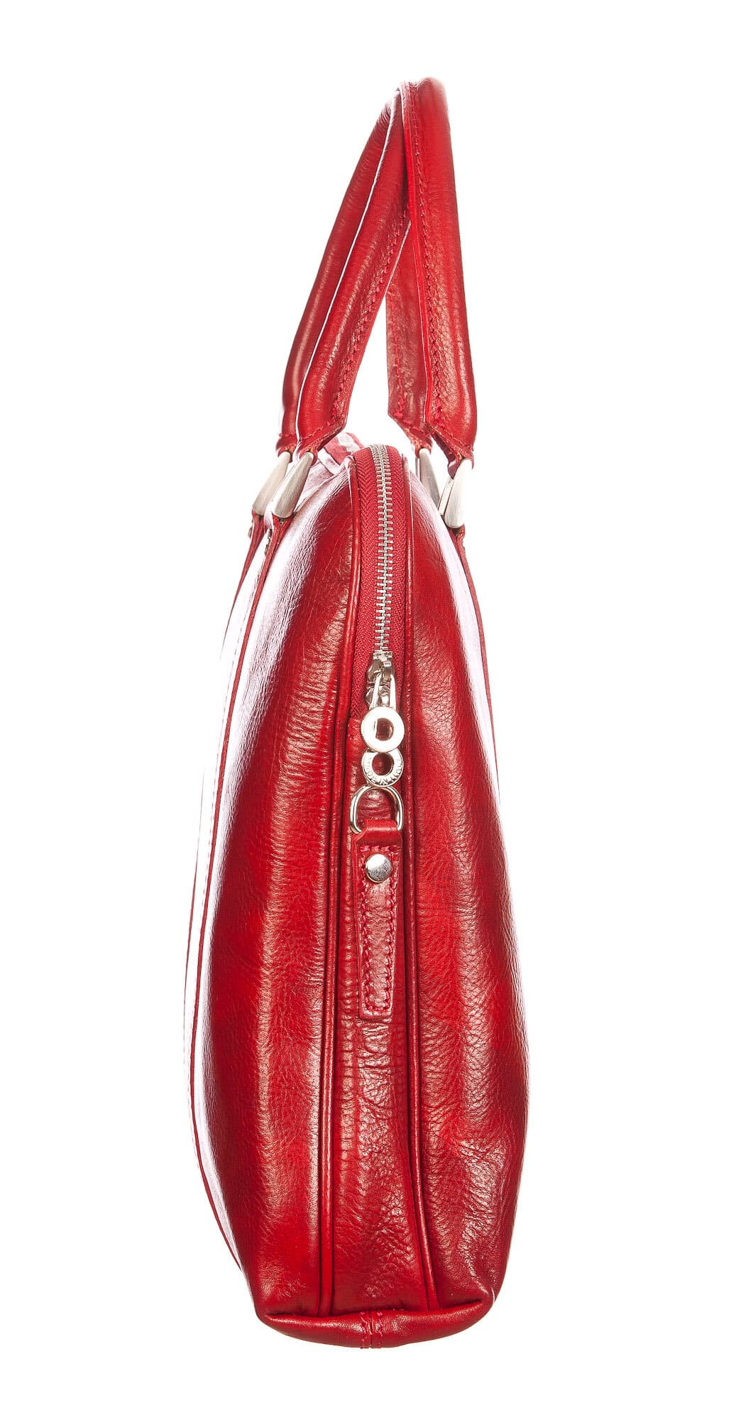 MALCO : cartella ufficio / borsa portacomputer, uomo - donna, in cuoio, colore : ROSSO, Made in Italy
