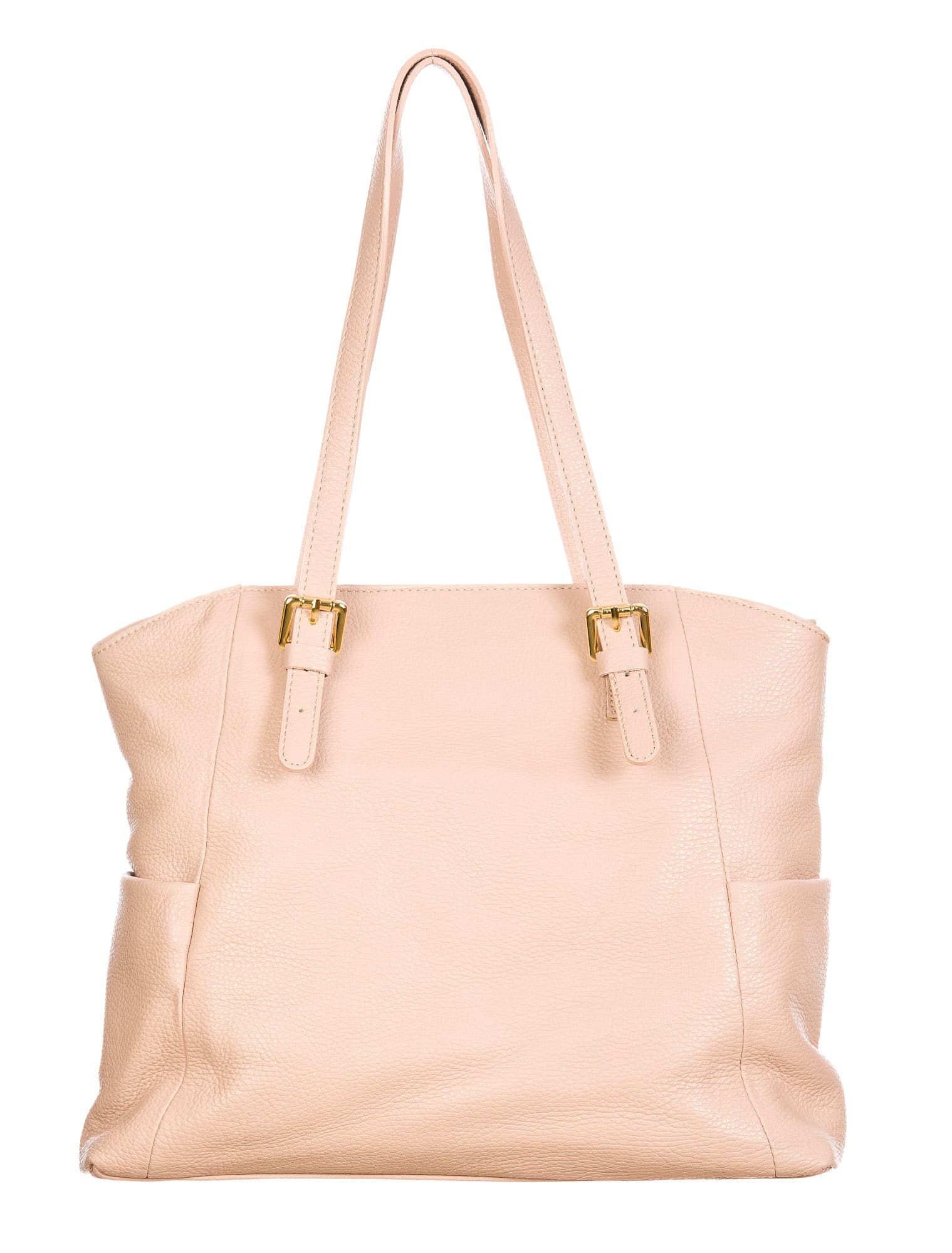 Borsa a spalla da donna in vera pelle CLERY, colore ROSA, CHIARO SCURO, MADE IN ITALY