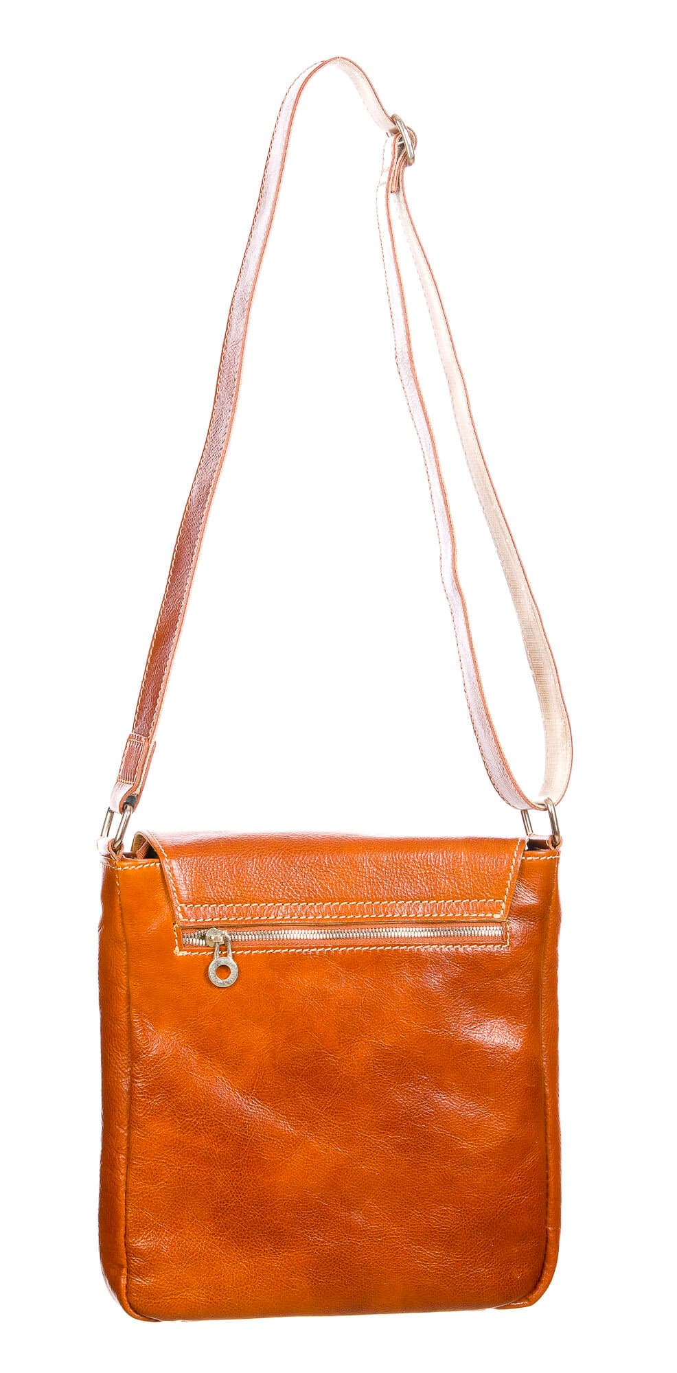 GREG : tracolla da uomo, in cuoio, colore : MARRONE, Made in Italy (Borsa)