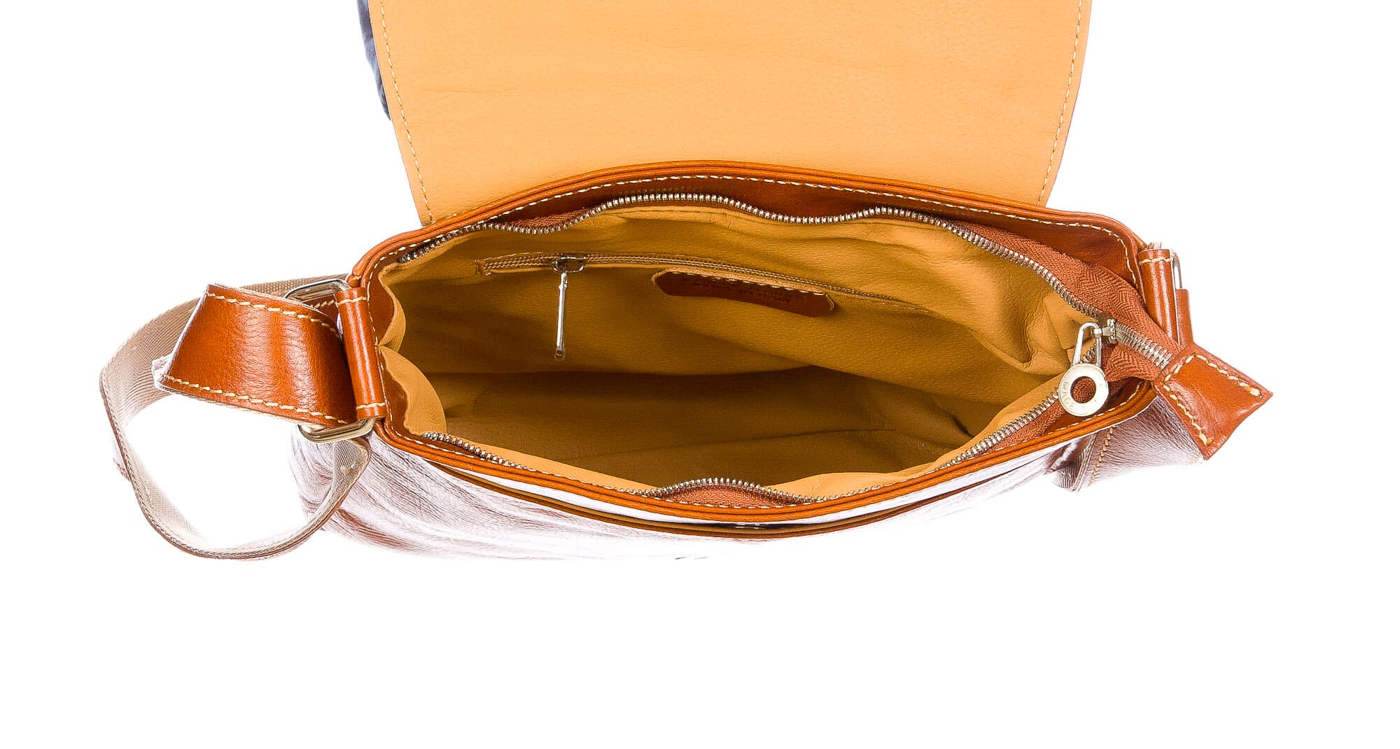 GREG : tracolla da uomo, in cuoio, colore : MARRONE, Made in Italy (Borsa)