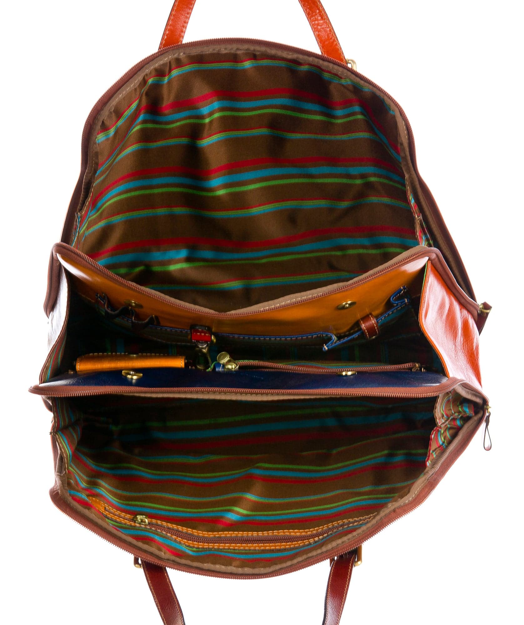 ANNALISA : borsa donna a spalla in cuoio, colore: MULTICOLOR, Made in Italy (Borsa)