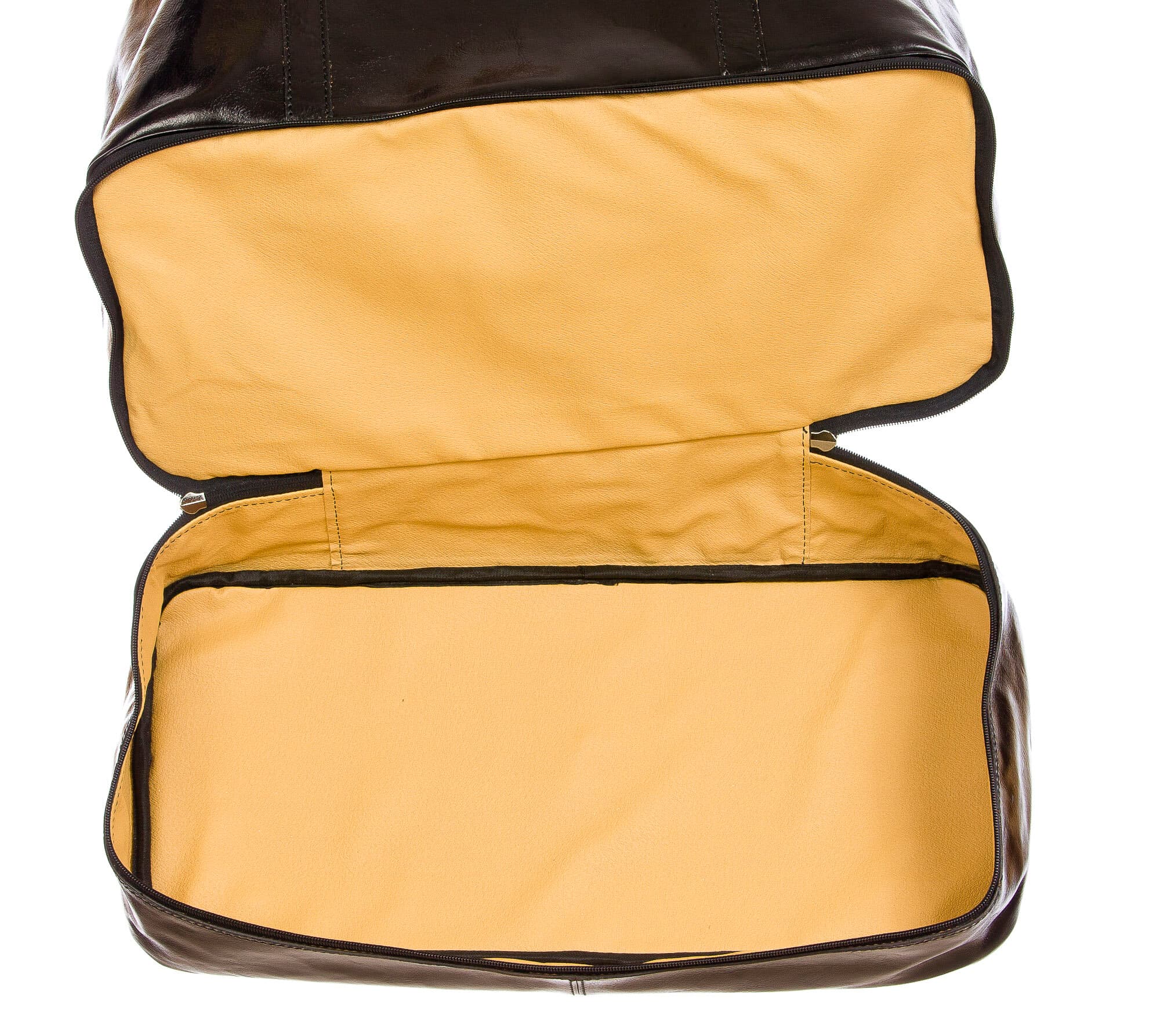 DANUBIO: borsa da viaggio in cuio, colore : NERO, Made in Italy (Borsa)