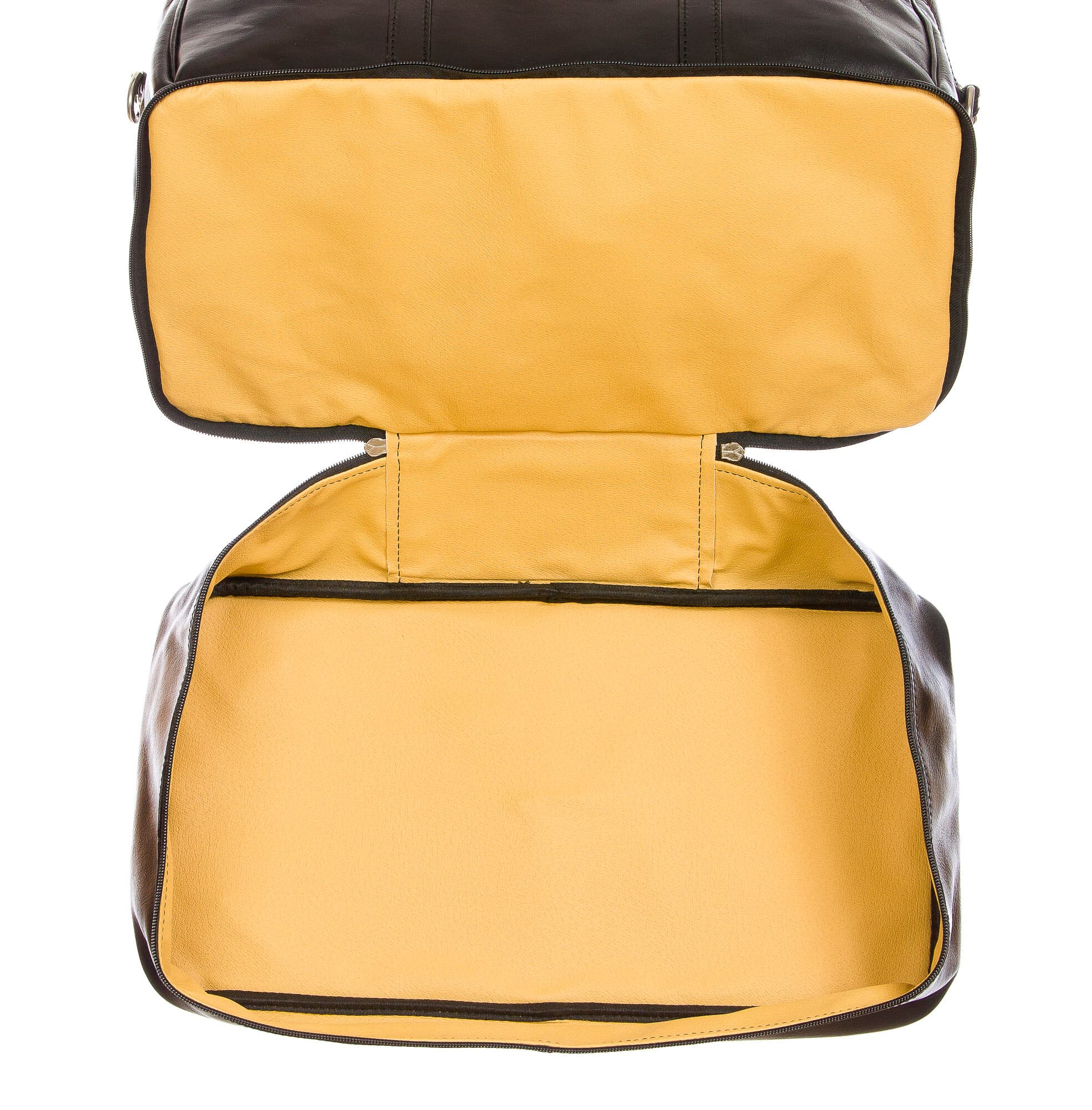 OMODEO : borsa da viaggio in cuoio, colore : NERO, Made in Ital