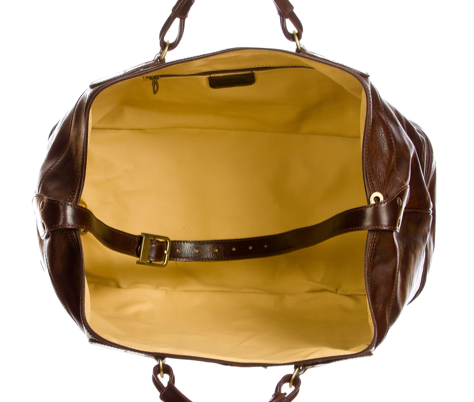 DANUBIO : borsa da viaggio in cuio, colore : TESTAMORO, Made in Italy (Borsa)