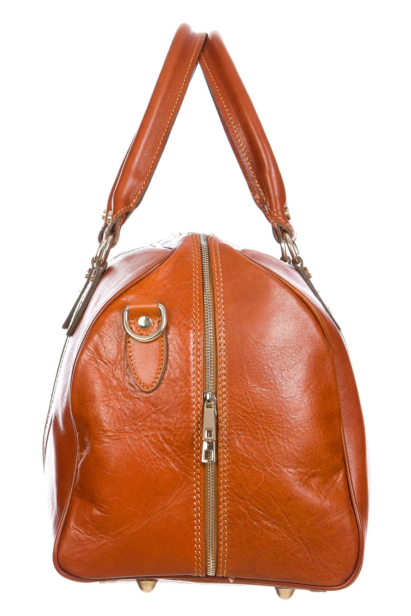 COMO MAXI: borsa da viaggio in cuoio, tricolore, colore : MARRONE, Madei un Italy (Borsa)