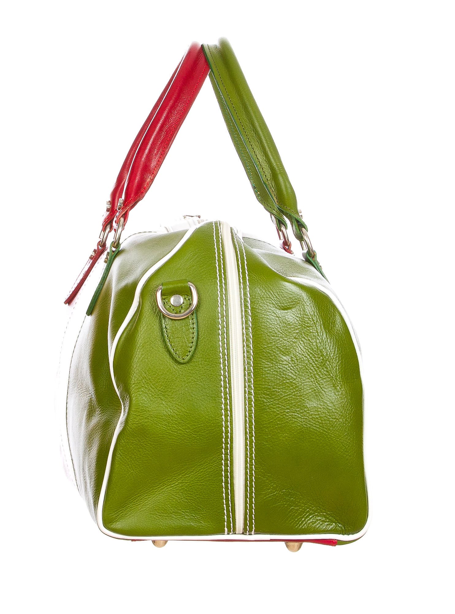 COMO MAXI : borsa da viaggio in cuoio, tricolore, colore : TRICOLORE, Madei un Italy