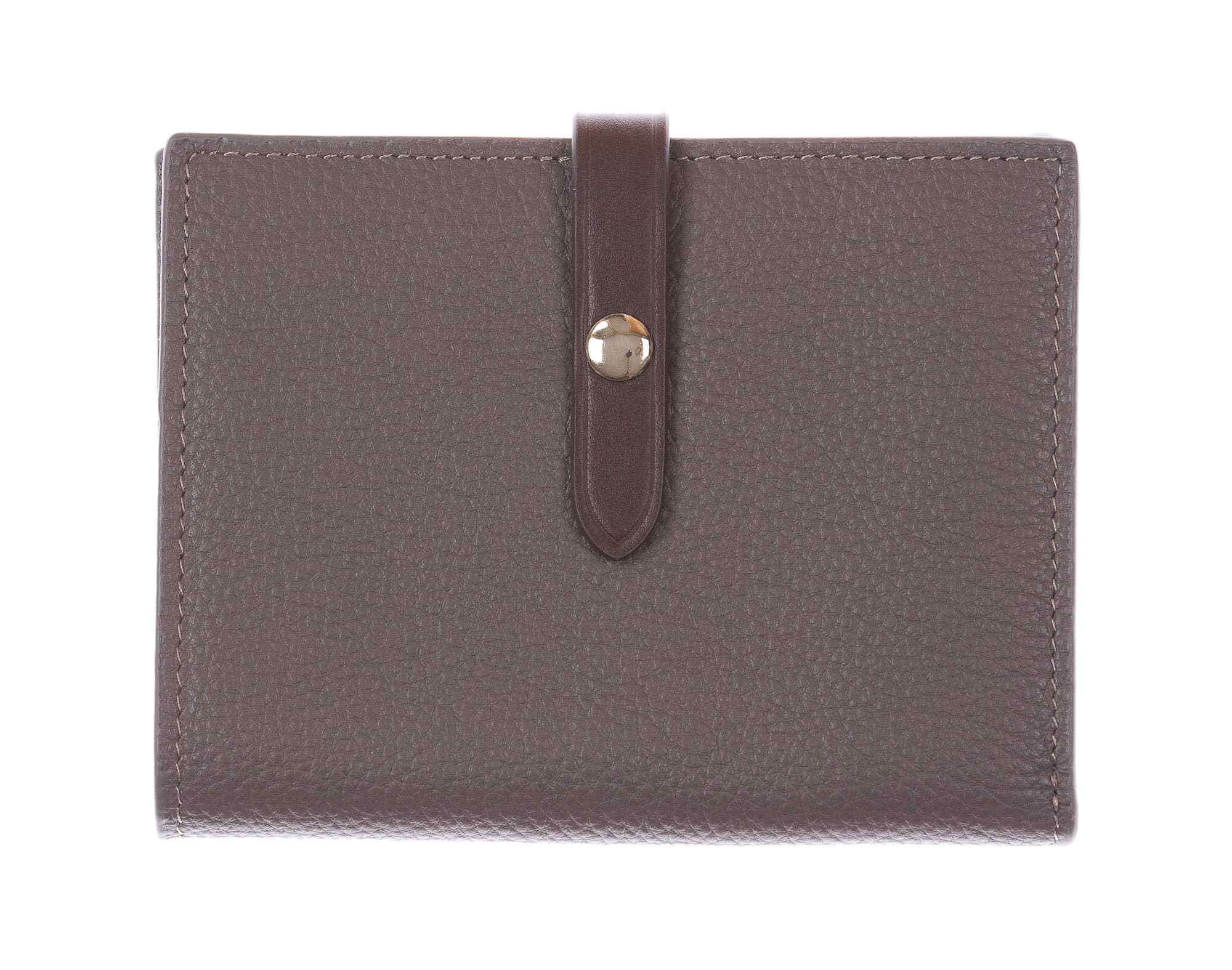 ABELIA MINI : portafoglio donna, pelle morbida, super sottile, colore : TAUPE / TESTA MORO, Made in Italy (Portafoglio)Indietro Reset Elimina Duplicato Salva Salva e continua modifiche