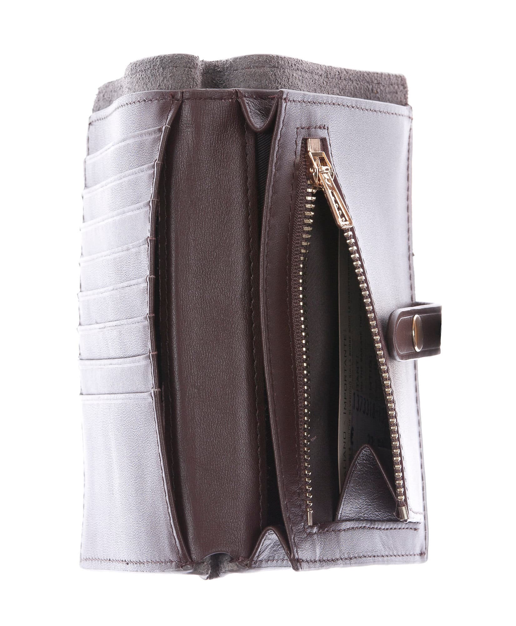 ABELIA MINI : portafoglio donna, pelle morbida, super sottile, colore : TAUPE / TESTA MORO, Made in Italy (Portafoglio)Indietro Reset Elimina Duplicato Salva Salva e continua modifiche