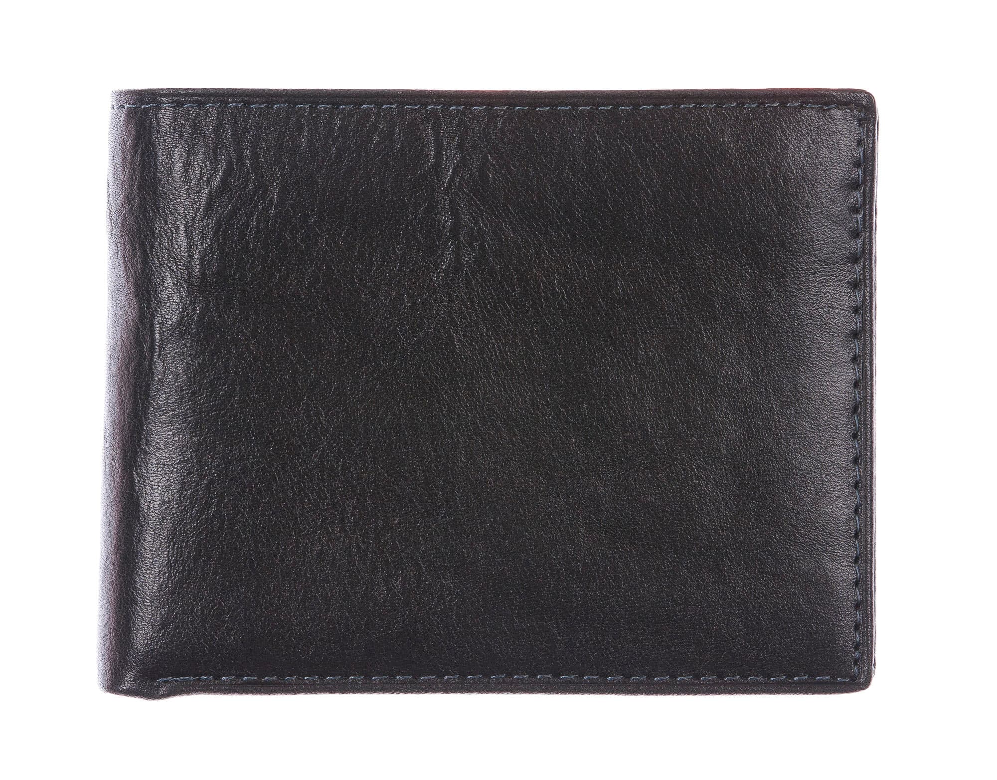 TALLINN SMALL: portafoglio uomo in pelle morbida, colore: NERO, Made in Italy