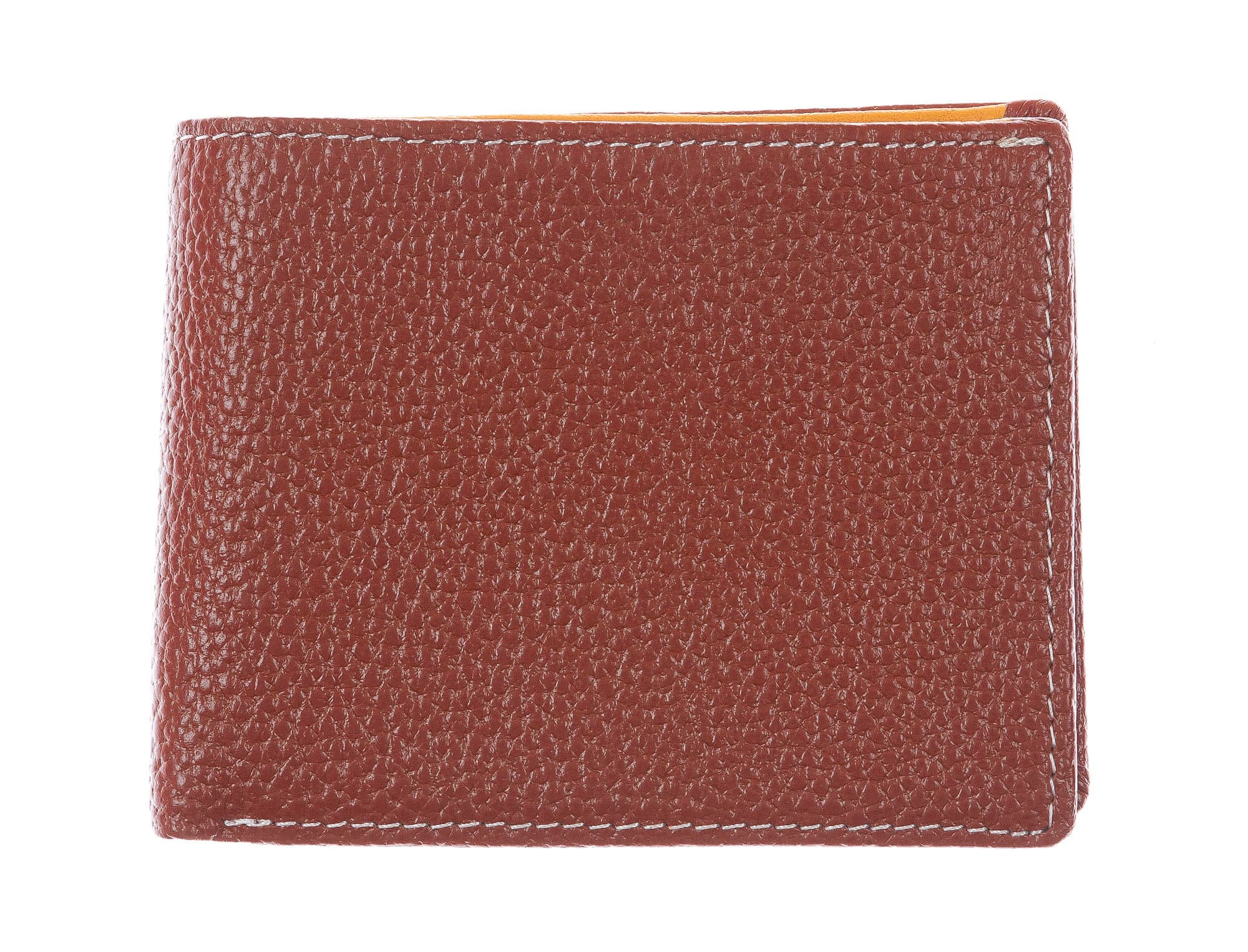 SLOVACCHIA MINI: portafoglio uomo, medio-piccolo, colore: MARRONE / MULTICOLOR, Made in Italy (Portafoglio