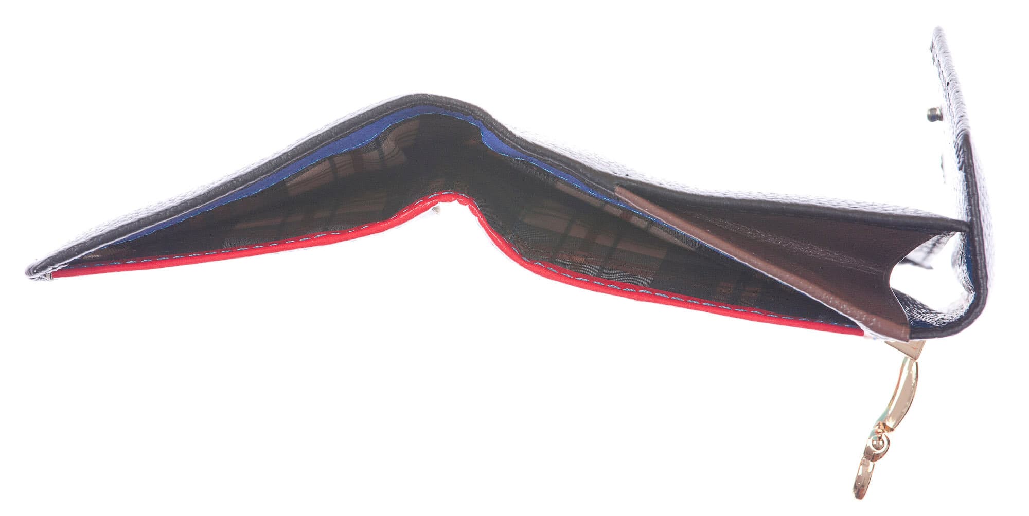 Portafoglio in vera pelle da donna MIMOSA, colore NERO, SANTINI, MADE IN ITALY