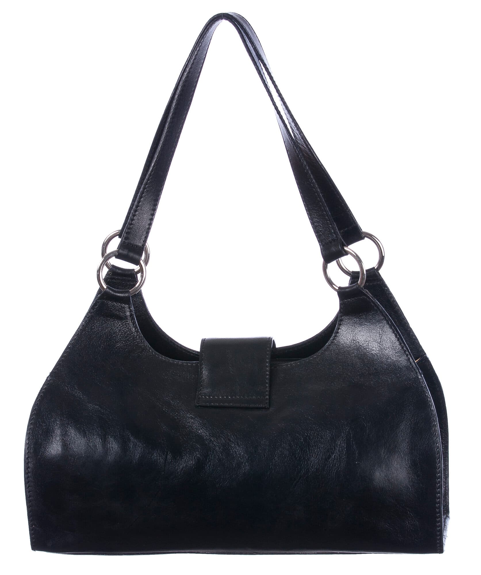 Borsa donna in vera pelle CHIAROSCURO mod. LUNA big, colore MIELE / MARRONE, Made in Italy.