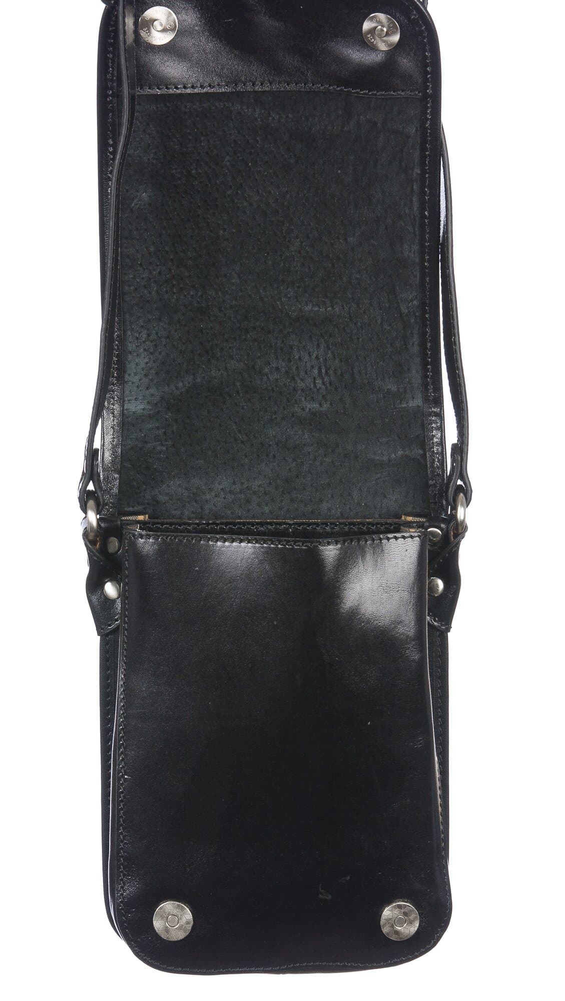 Borsa tracolla uomo in vera pelle morbida DONATO, colore NERO, MADE IN ITALY