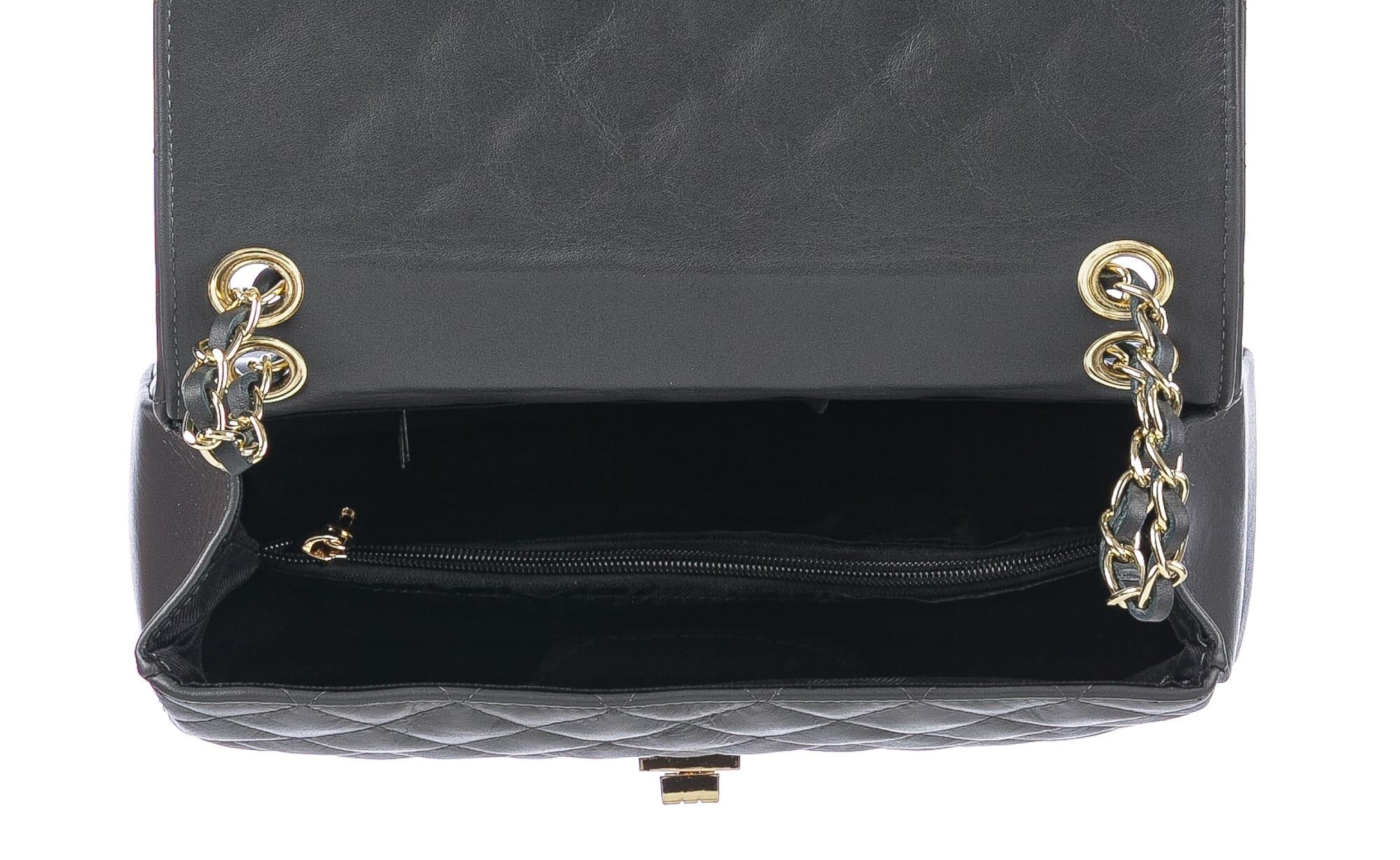 CHARLOTTE MEDIUM : borsa donna in pelle morbida, colore : GRIGIO, Made in Italy