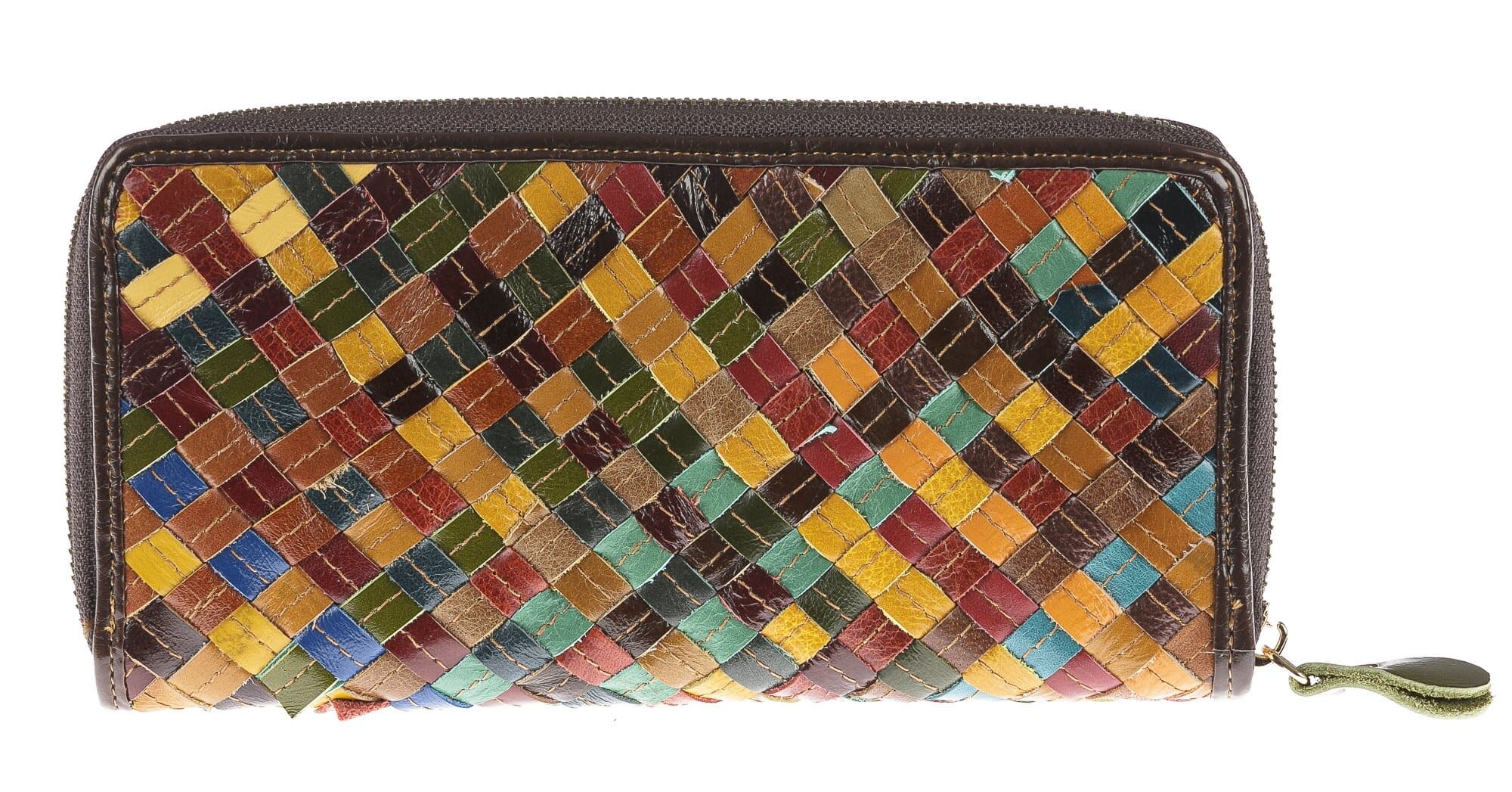 Portafoglio in vera pelle da donna NARCISO, MULTICOLORE, ARIANNA DINI, MADE IN ITALY