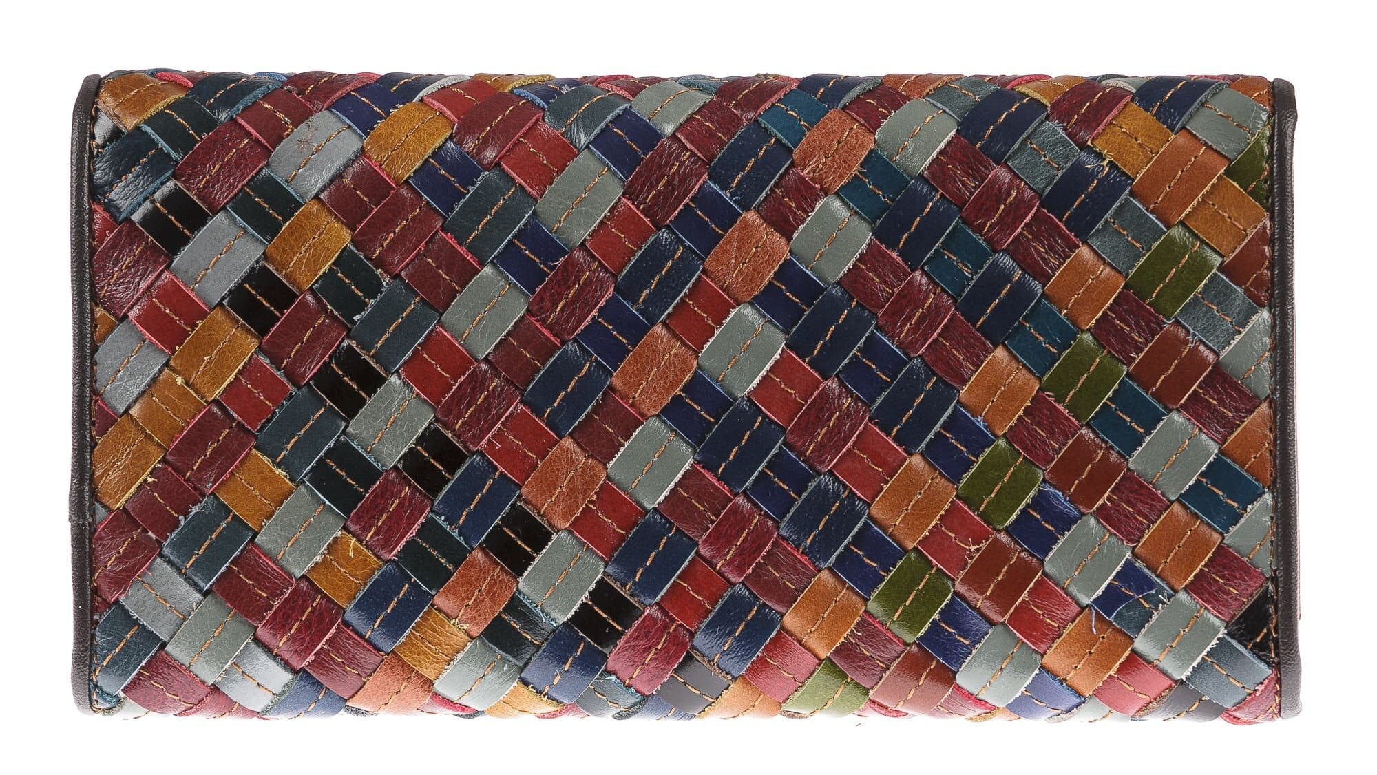Portafoglio in vera pelle da donna BUCANEVE, MULTICOLORE, ARIANNA DINI, MADE IN ITALY