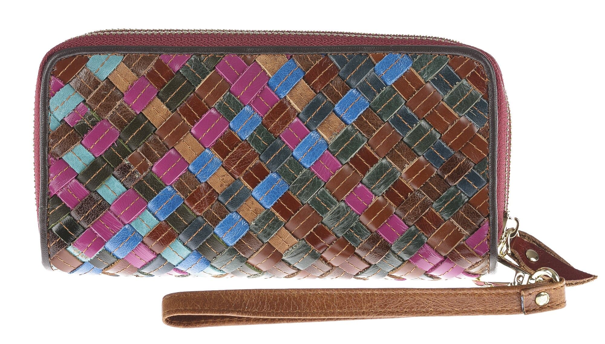 Portafoglio in vera pelle da donna NIGRITELLA, MULTICOLORE, ARIANNA DINI, MADE IN ITALY