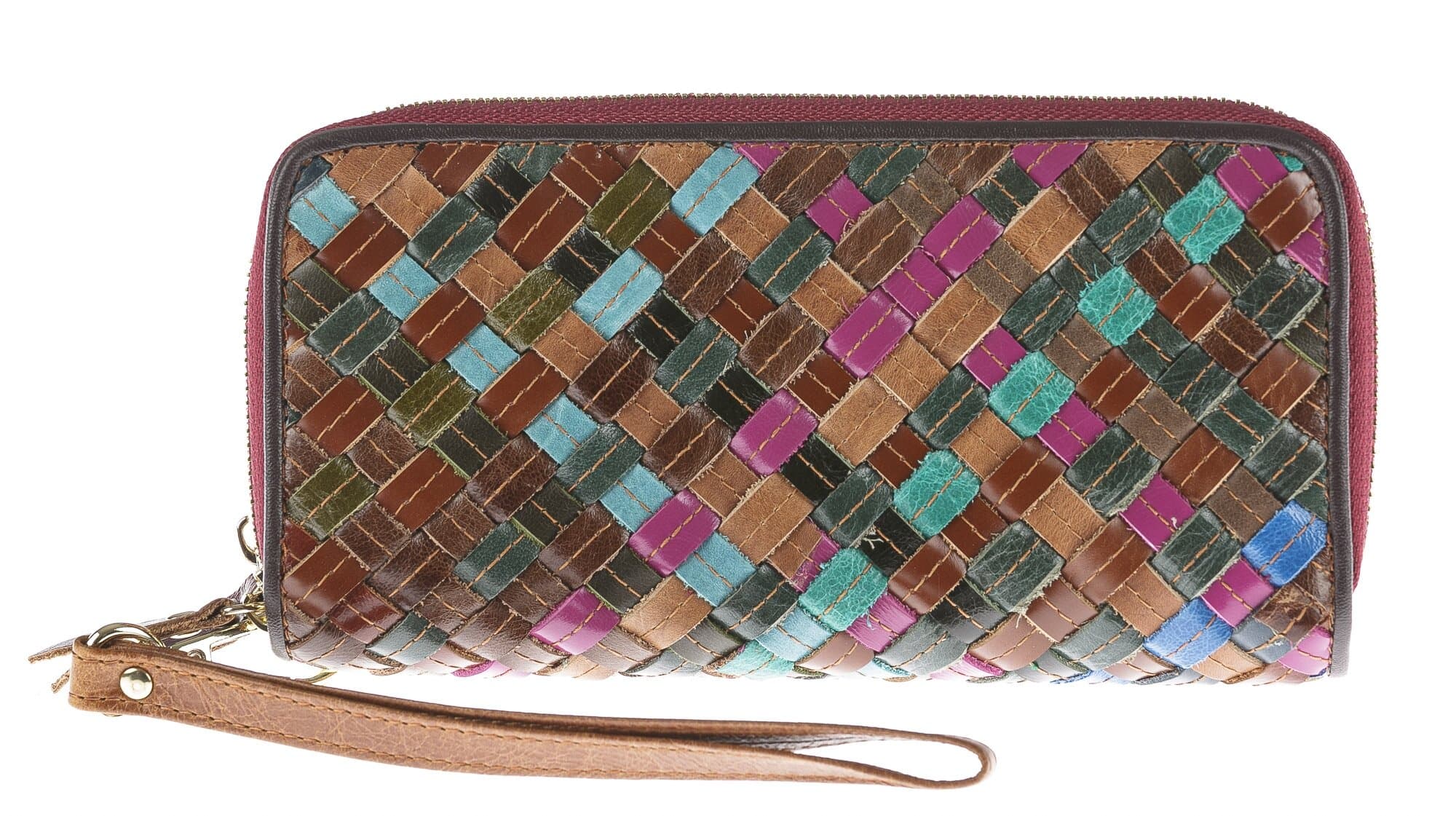 Portafoglio in vera pelle da donna NIGRITELLA, MULTICOLORE, ARIANNA DINI, MADE IN ITALY