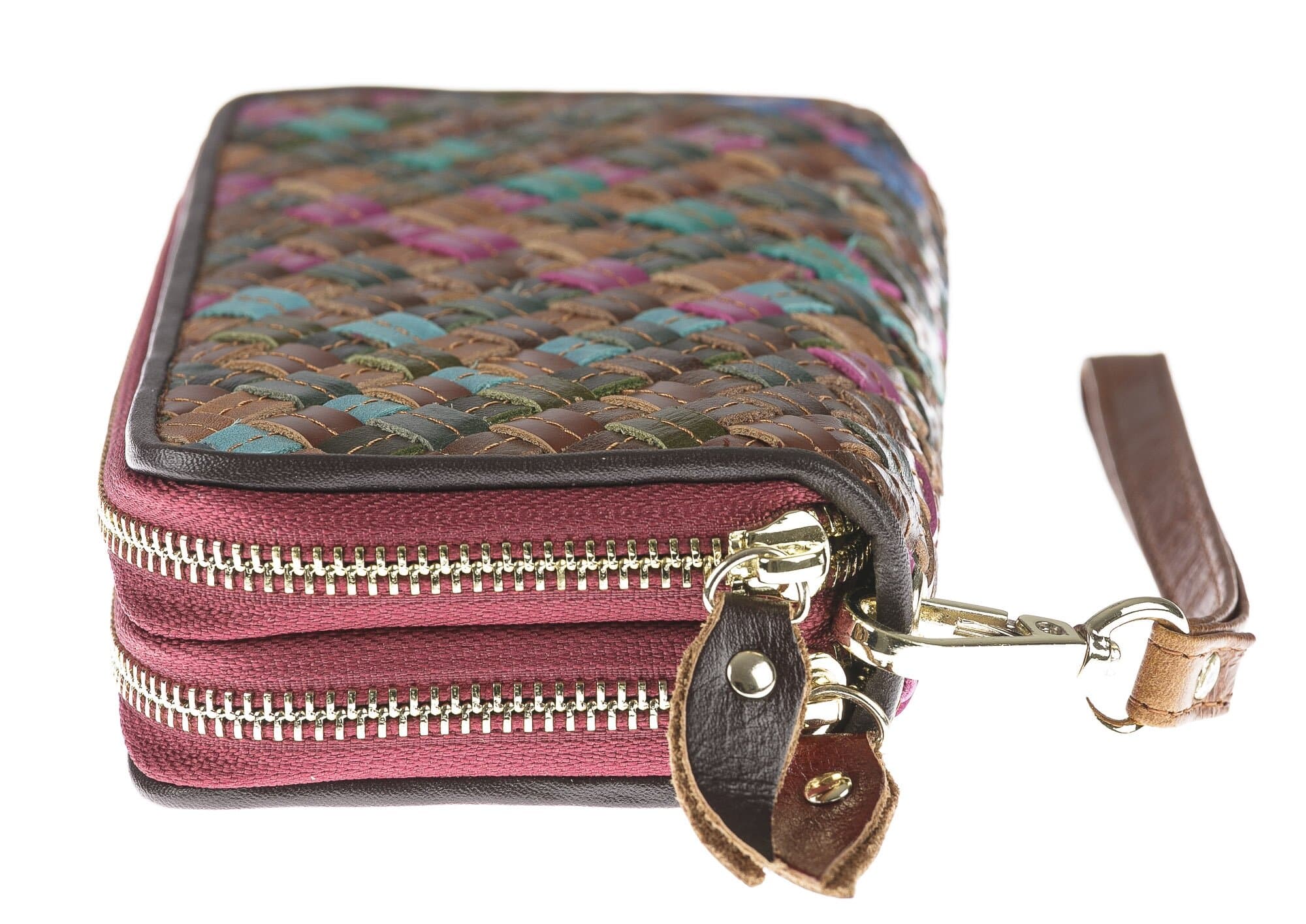 Portafoglio in vera pelle da donna NIGRITELLA, MULTICOLORE, ARIANNA DINI, MADE IN ITALY