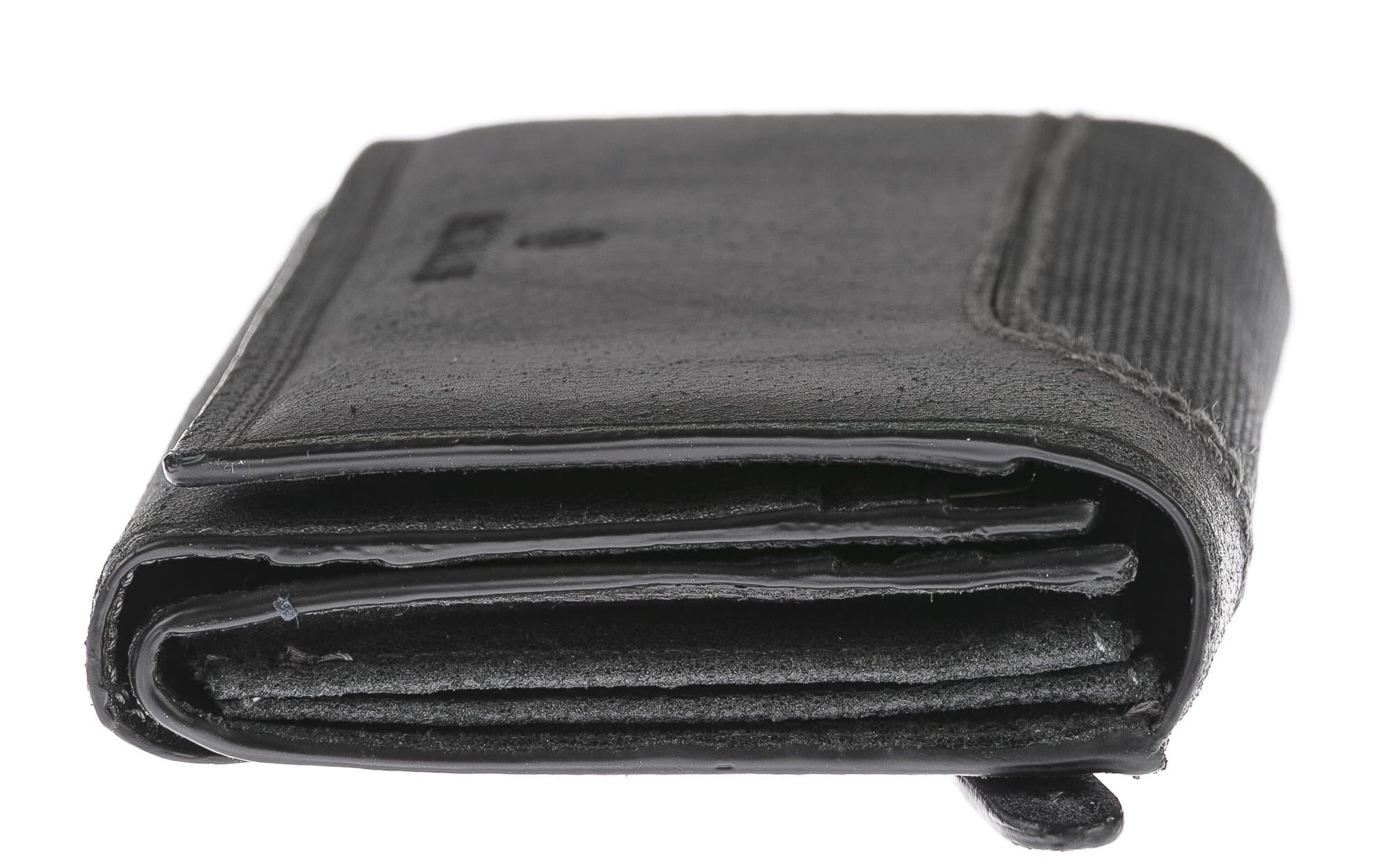 Portafoglio in vera pelle nabuk da uomo ISLANDA, colore NERO, BB CAVALLI, MADE IN ITALY 