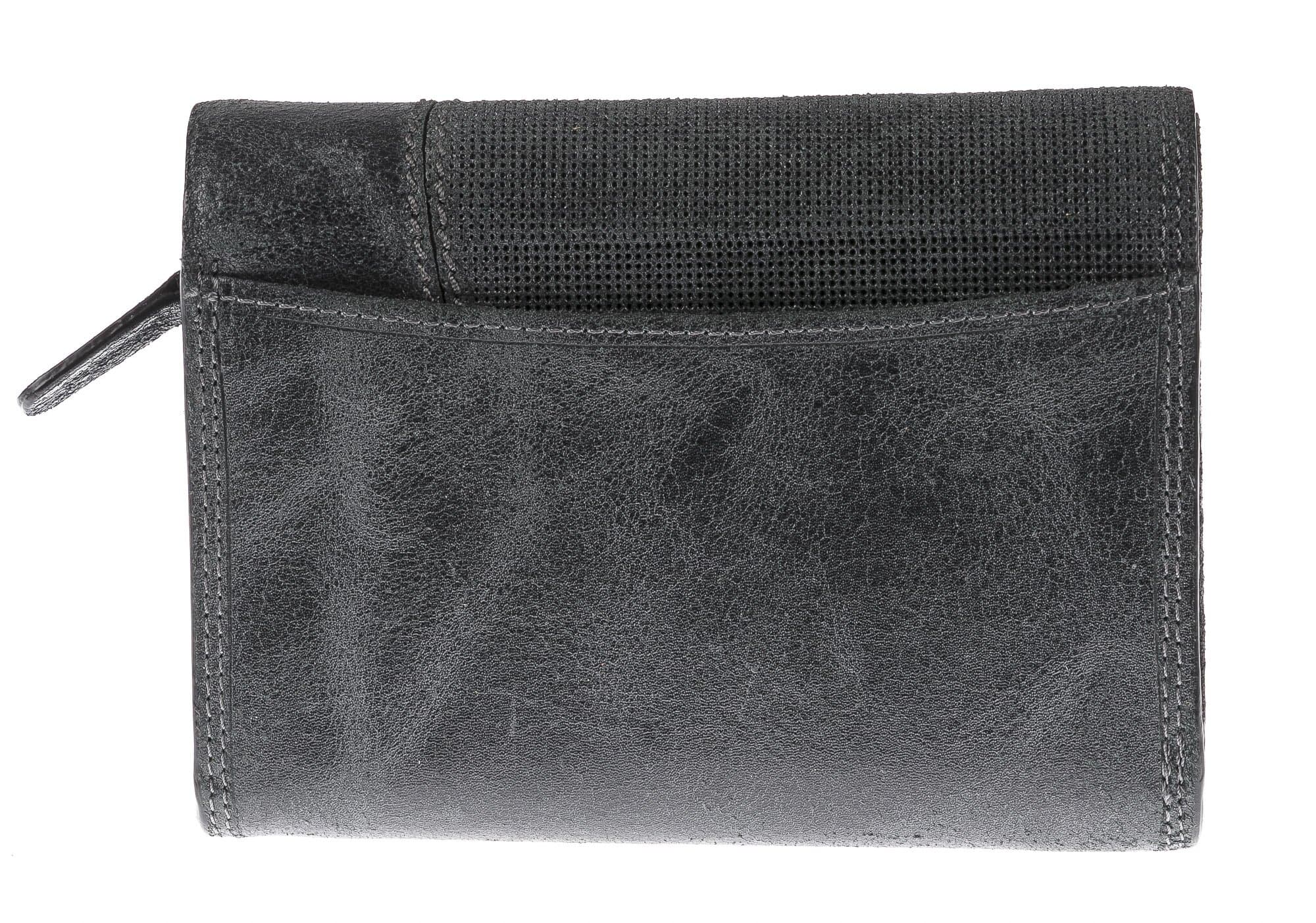 Portafoglio in vera pelle nabuk da uomo ISLANDA SMALL, colore NERO, BB CAVALLI, MADE IN ITALY