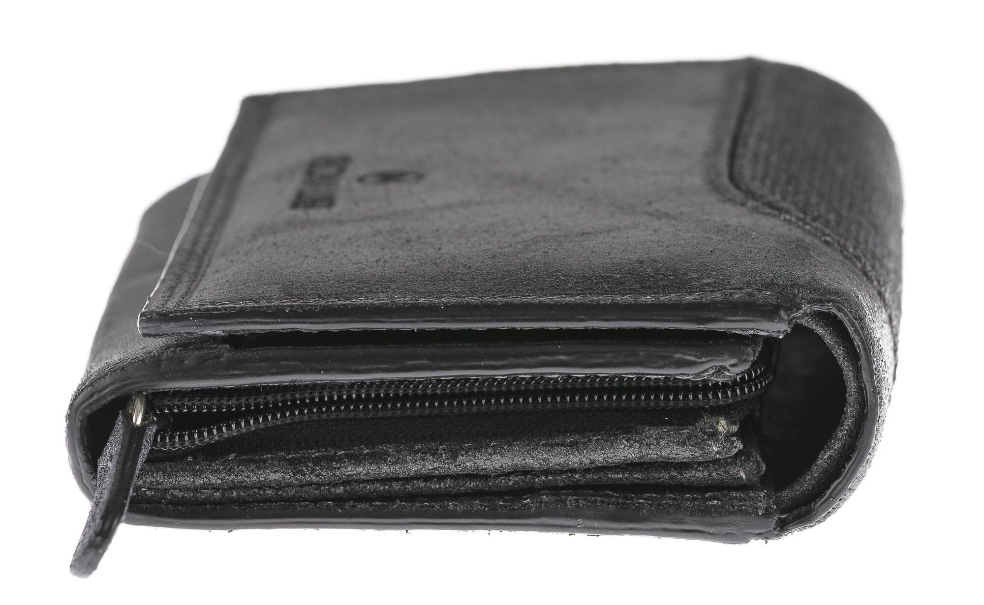 Portafoglio in vera pelle nabuk da uomo ISLANDA SMALL, colore NERO, BB CAVALLI, MADE IN ITALY