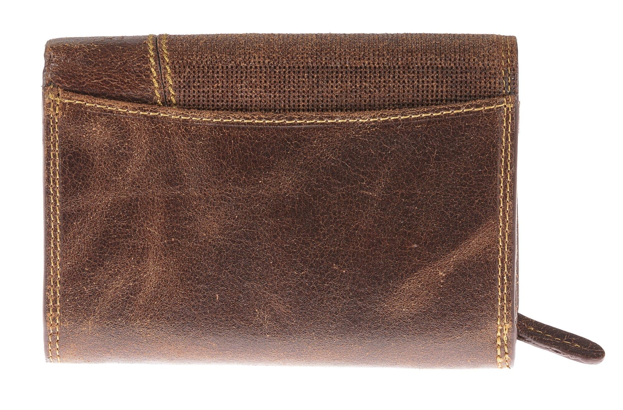 Portafoglio in vera pelle nabuk da uomo ISLANDA SMALL, colore MARRONE, BB CAVALLI, MADE IN ITALY
