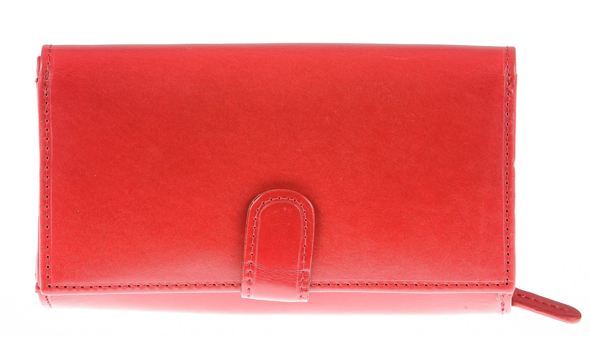 Portafoglio in vera pelle da donna LOTUS FLOWER, colore ROSSO, EMPORIO VALENTINI, MADE IN ITALY