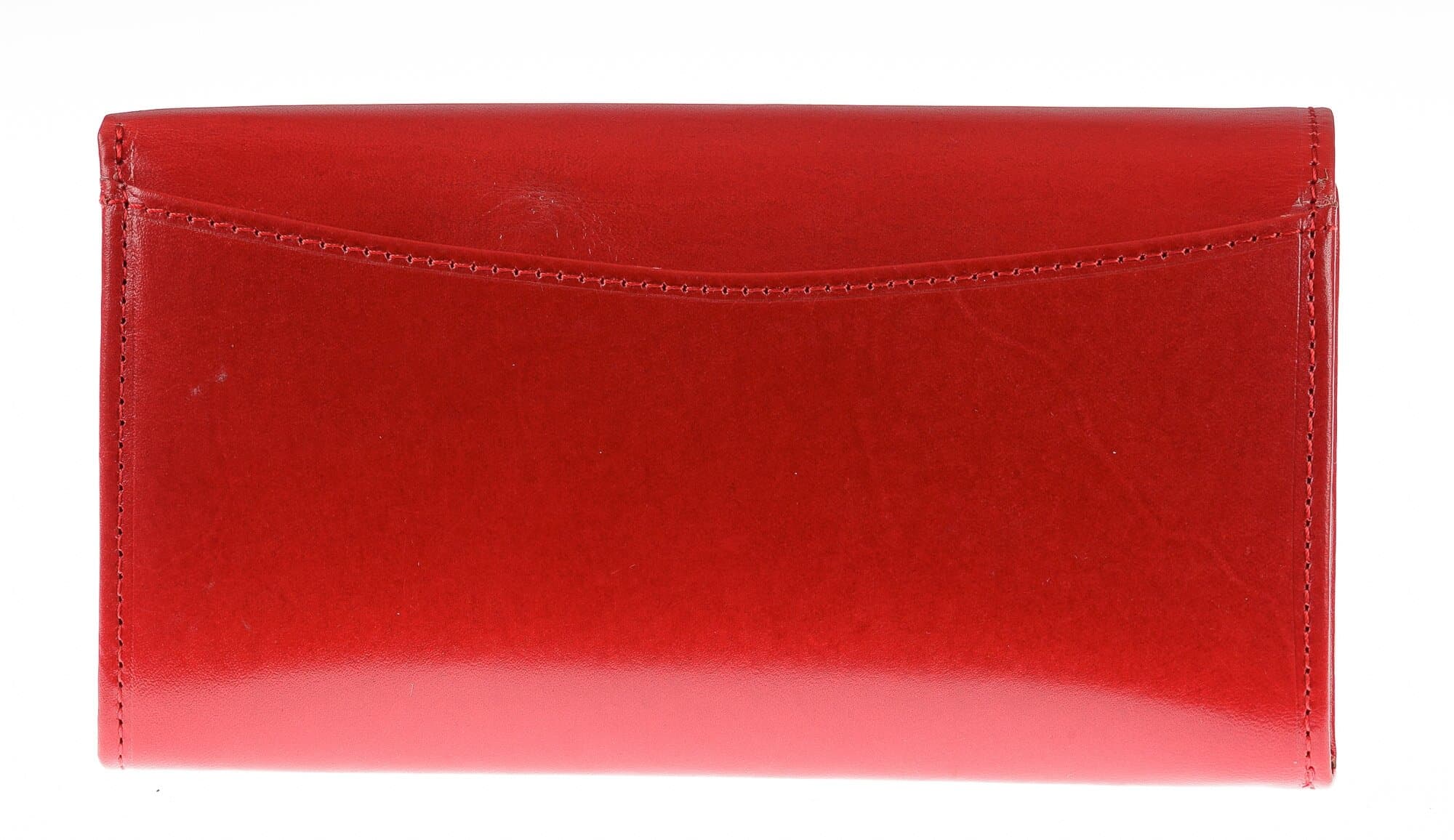 Portafoglio in vera pelle da donna CYNARA, colore ROSSO, EMPORIO VALENTINI, MADE IN ITALY
