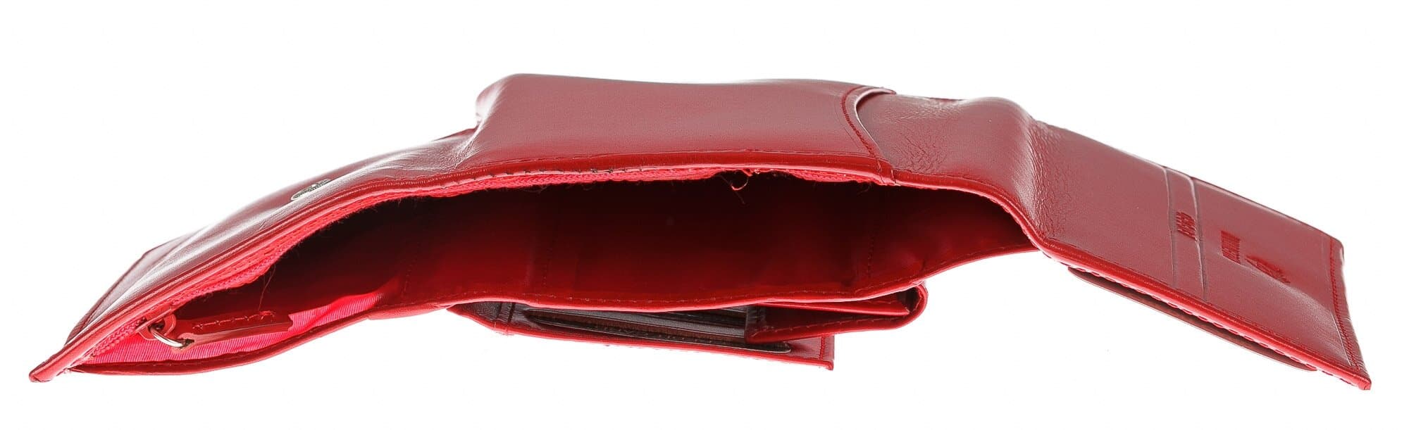 Portafoglio in vera pelle da donna ZAFFERANO, colore ROSSO, EMPORIO VALENTINI, MADE IN ITALY