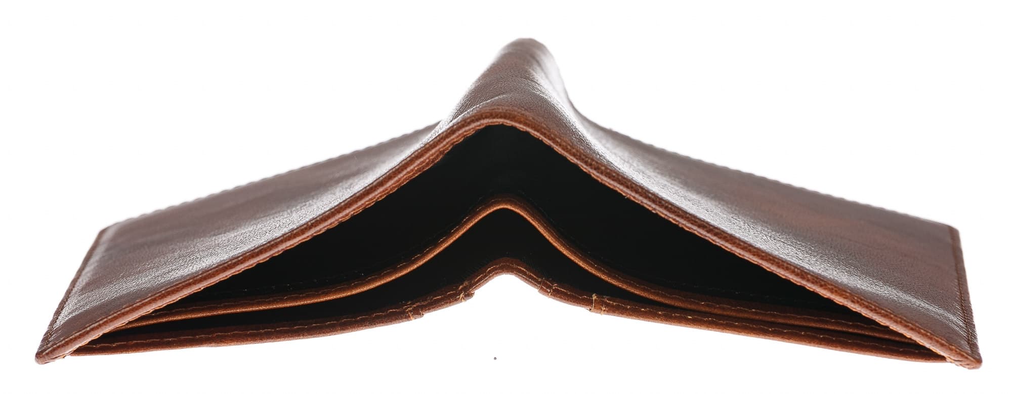 Portafoglio in vera pelle da uomo VARSAVIA, colore MARRONE, CHIAROSCURO, MADE IN ITALY