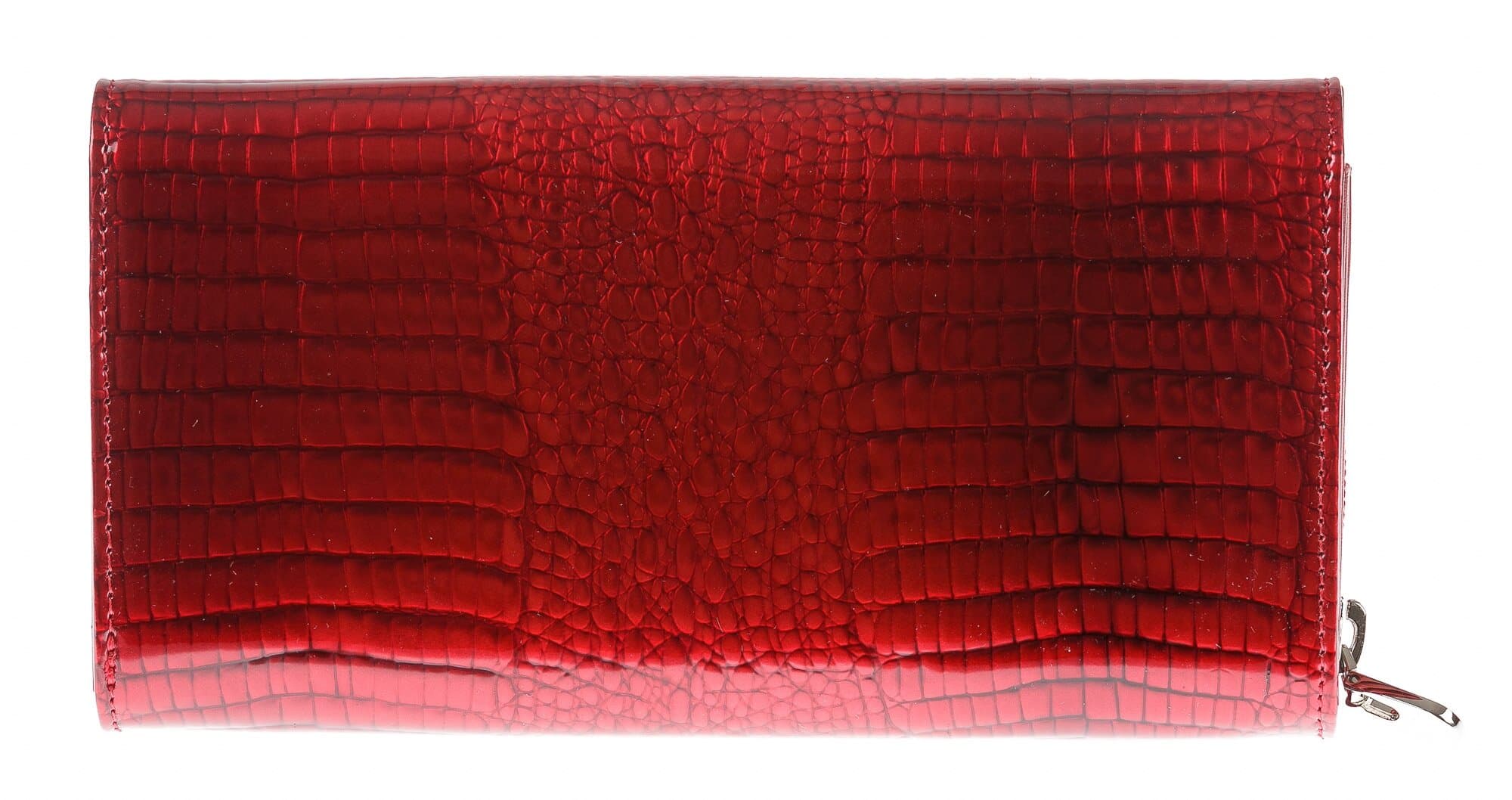 Portafoglio in vera pelle da donna ERICA, colore ROSSO, CONTI, MADE IN ITALY