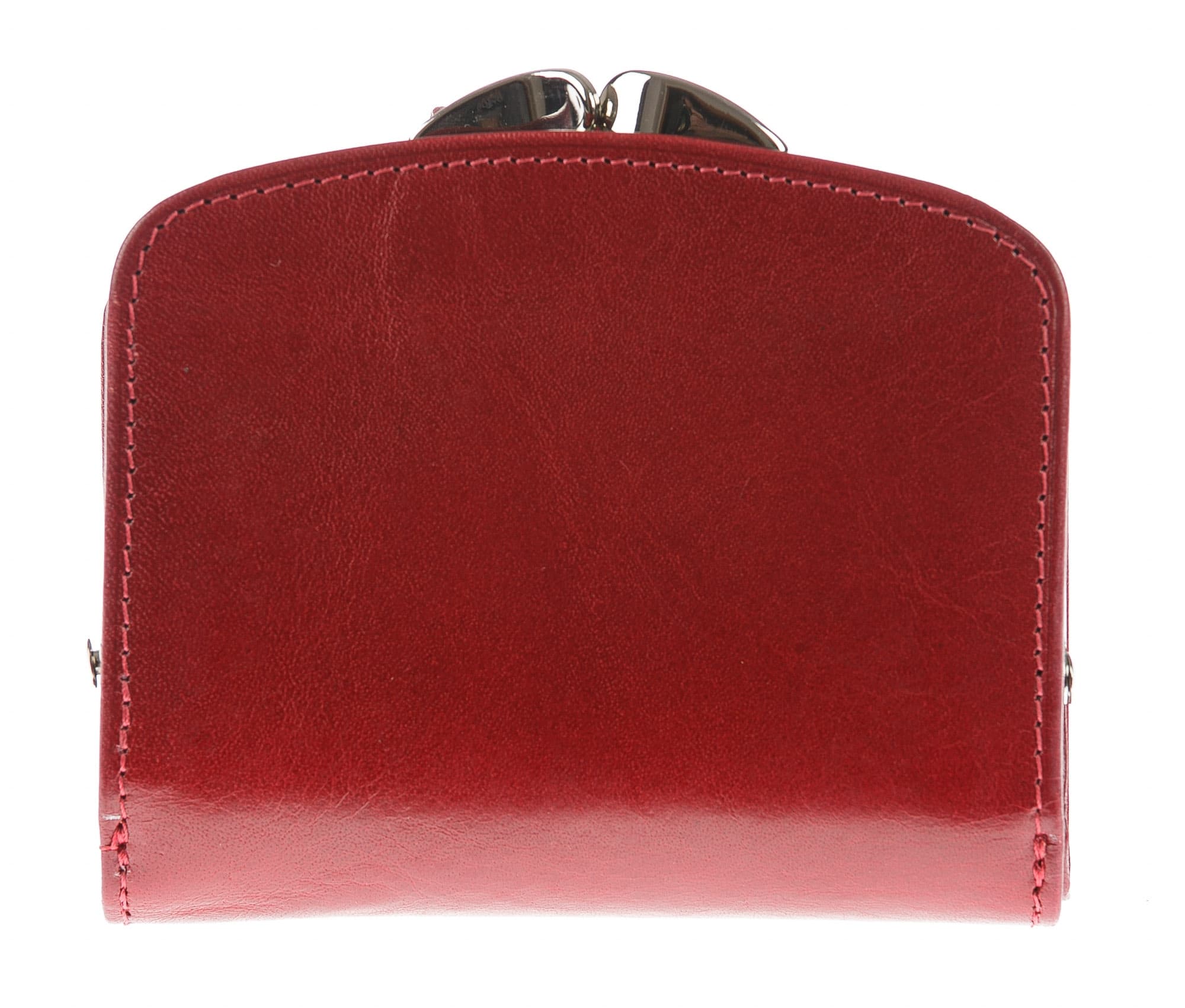 Portafoglio in vera pelle da donna ANGELICA, colore ROSSO, SANTIINI, MADE IN ITALY