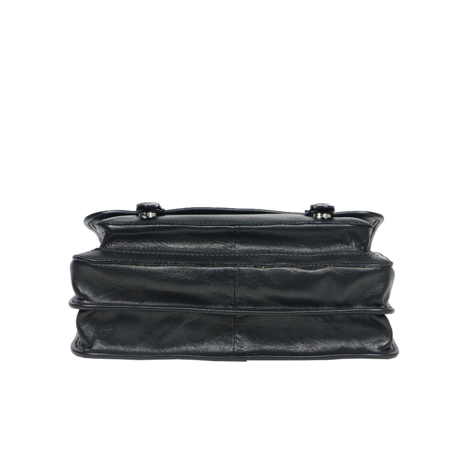 Borsa uomo in vera pelle CHIAROSCURO mod. LORY, colore NERO, Made in Italy.