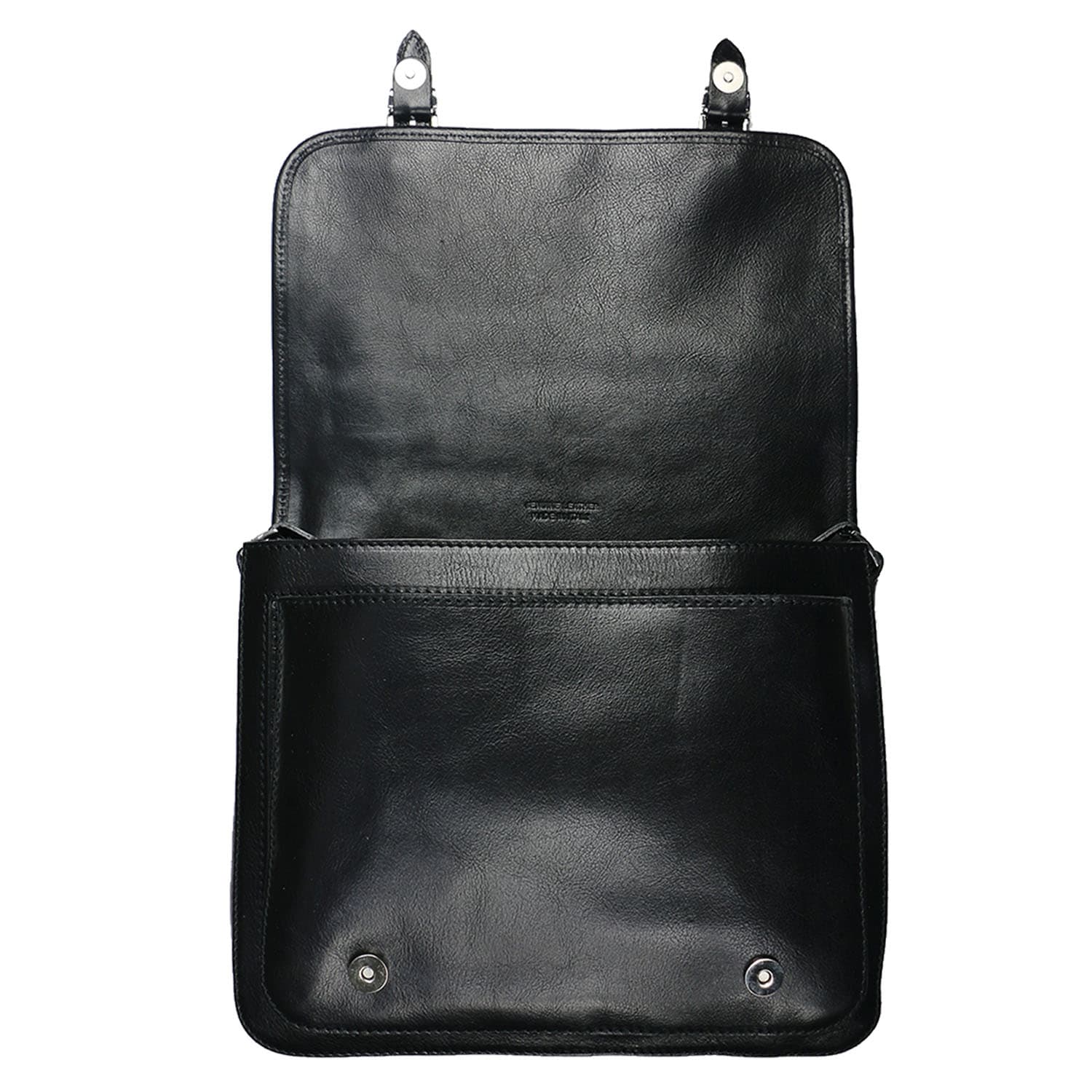 Borsa uomo in vera pelle CHIAROSCURO mod. LORY, colore NERO, Made in Italy.