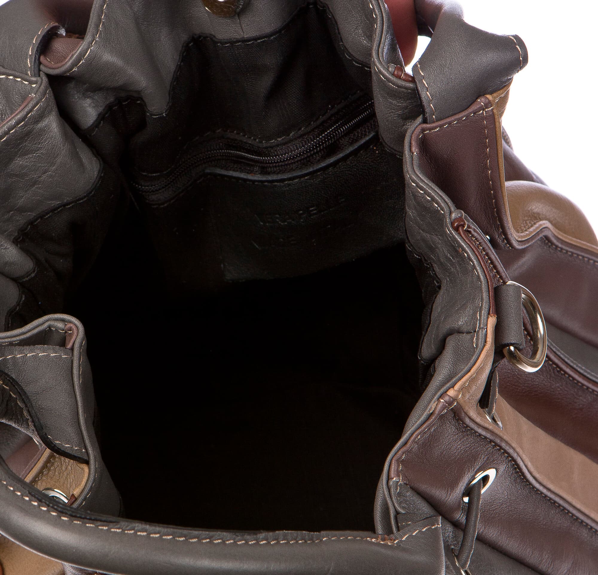 Borsa donna in vera pelle CHIAROSCURO mod. SABRINA colore MULTICOLORE Made in Italy