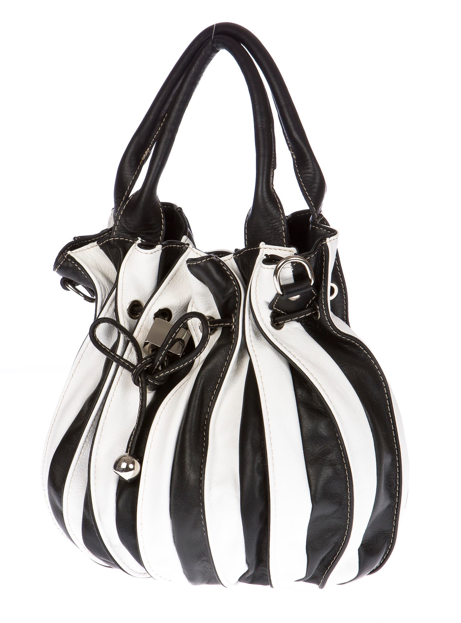 Borsa donna in vera pelle CHIAROSCURO mod. SABRINA colore MULTICOLORE Made in Italy 