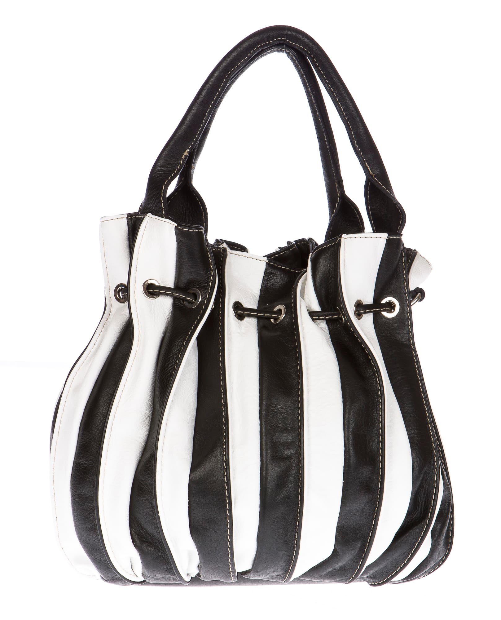 Borsa donna in vera pelle CHIAROSCURO mod. SABRINA colore MULTICOLORE Made in Italy 