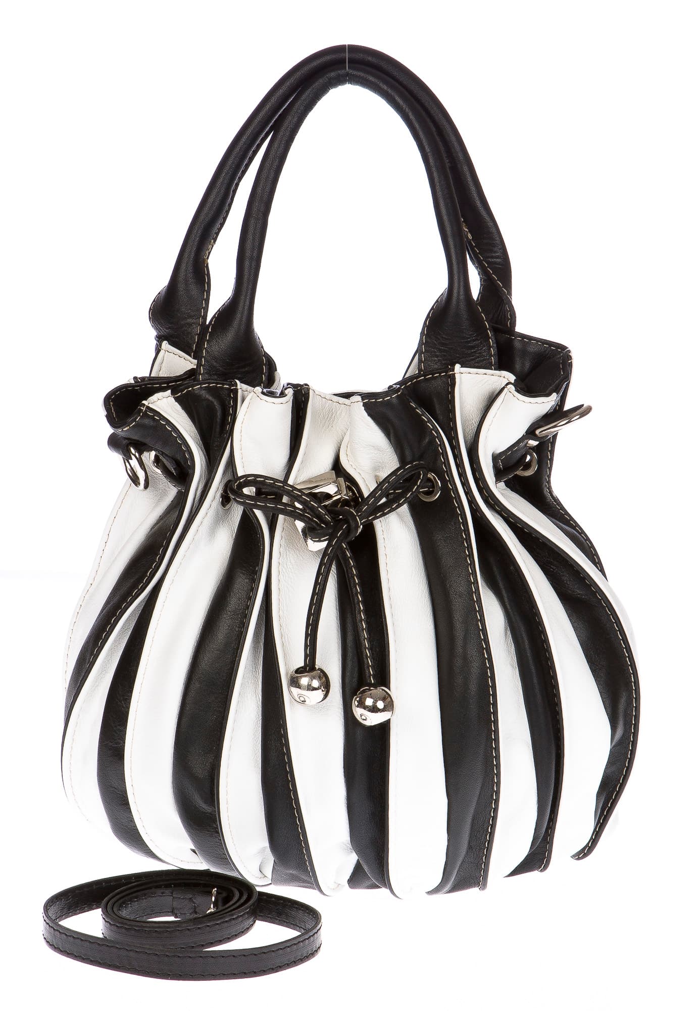 Borsa donna in vera pelle CHIAROSCURO mod. SABRINA colore MULTICOLORE Made in Italy 