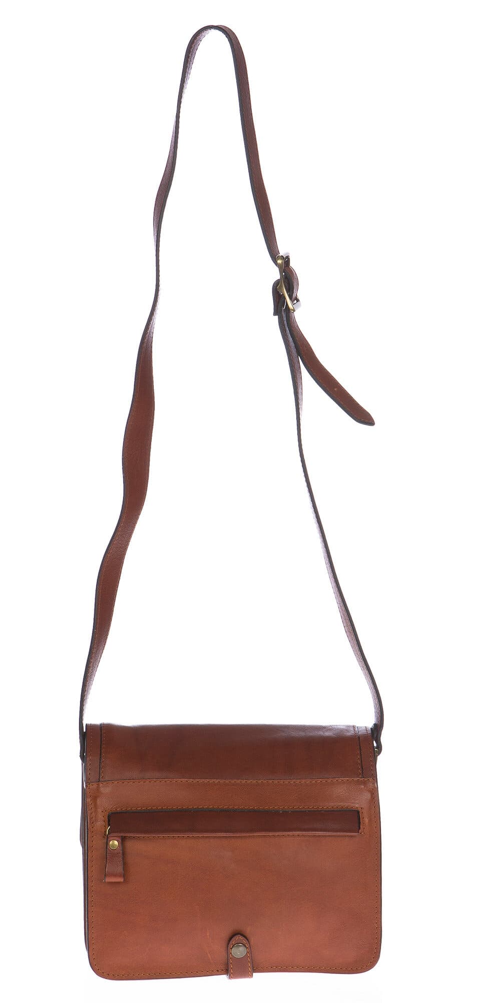 Borsa donna in vera pelle SANTINI mod. HELENA colore MIELE Made in Italy