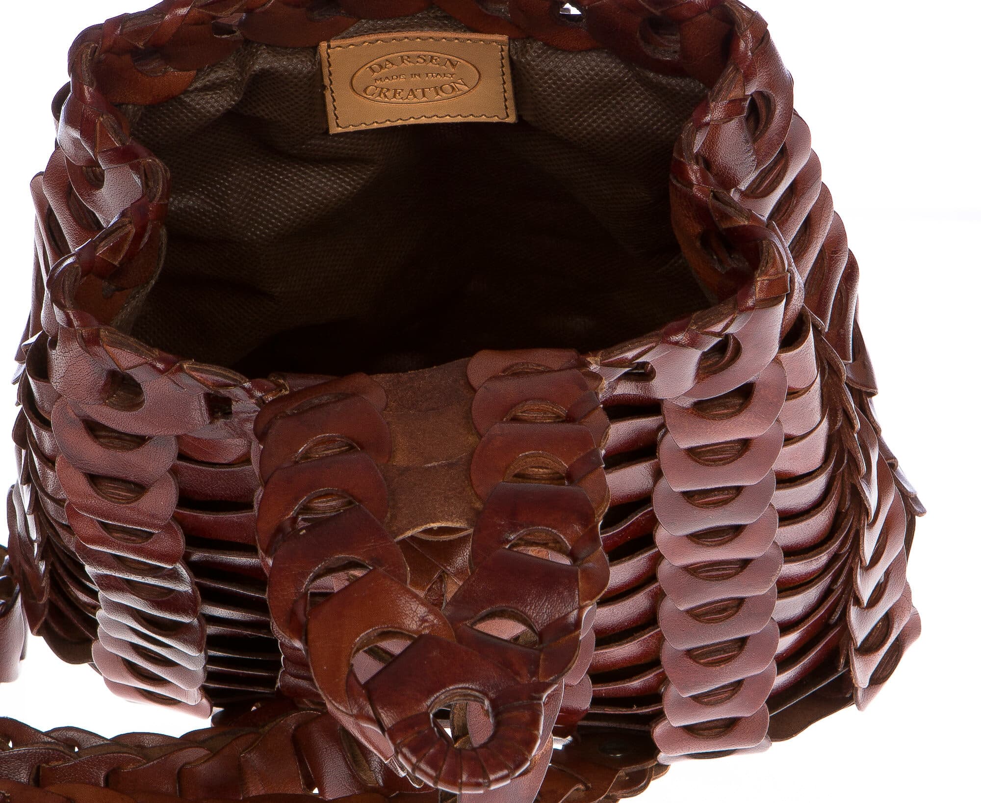 Borsa zaino donna in vera pelle CHIAROSCURO mod. DENALI colore MARRONE Made in Italy. (Borsa)