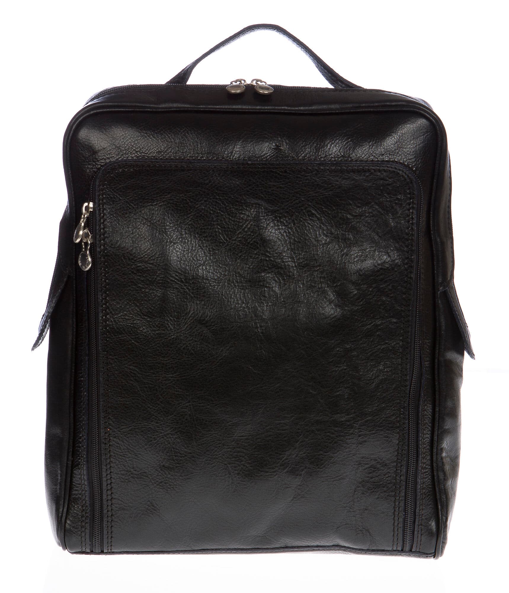 Backpack buffered real leather mod. MONTE BIANCO maxi