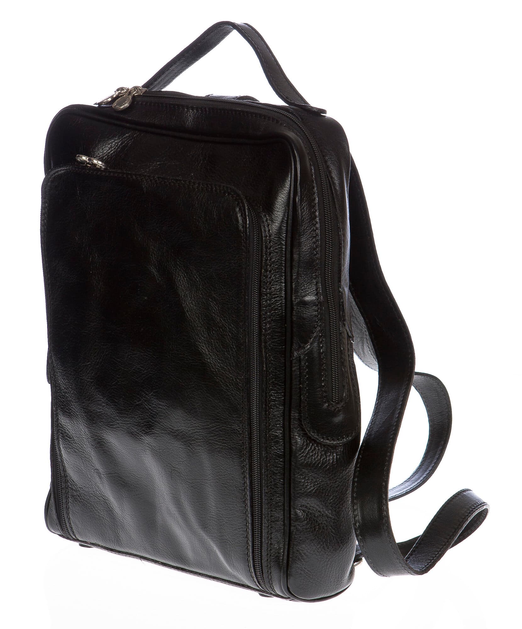 Backpack buffered real leather mod. MONTE BIANCO