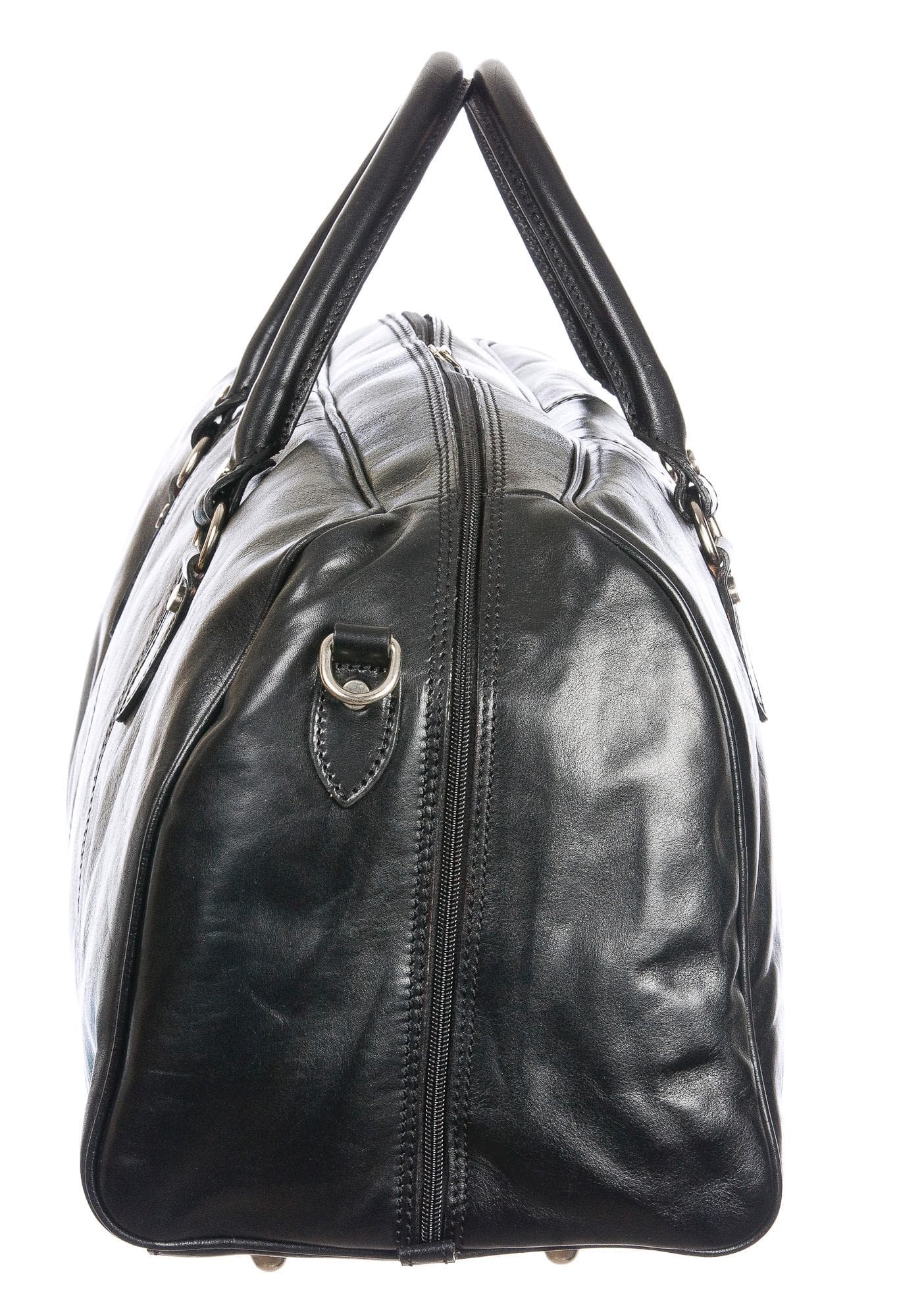 Borsa in vera pelle CHIAROSCURO mod. NILO colore MARRONE Made in Italy. (Borsa)